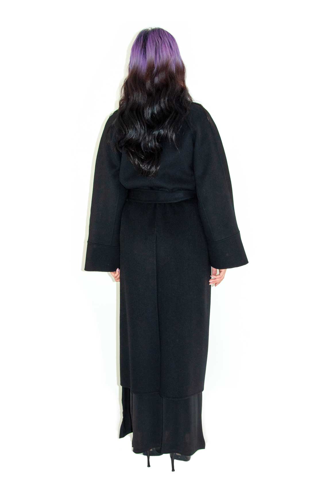 Cappotto cintura black