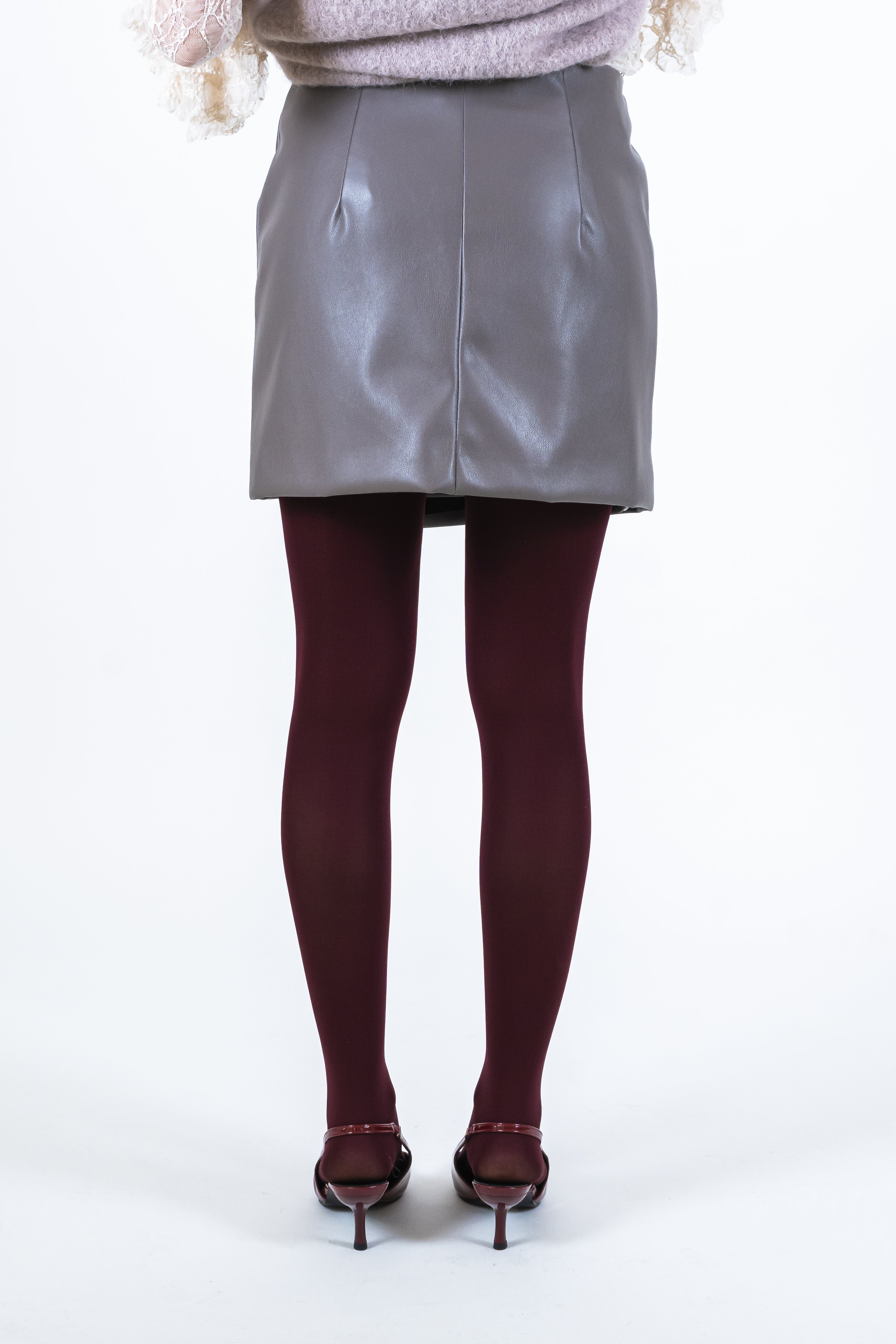 Gonna ecopelle fango