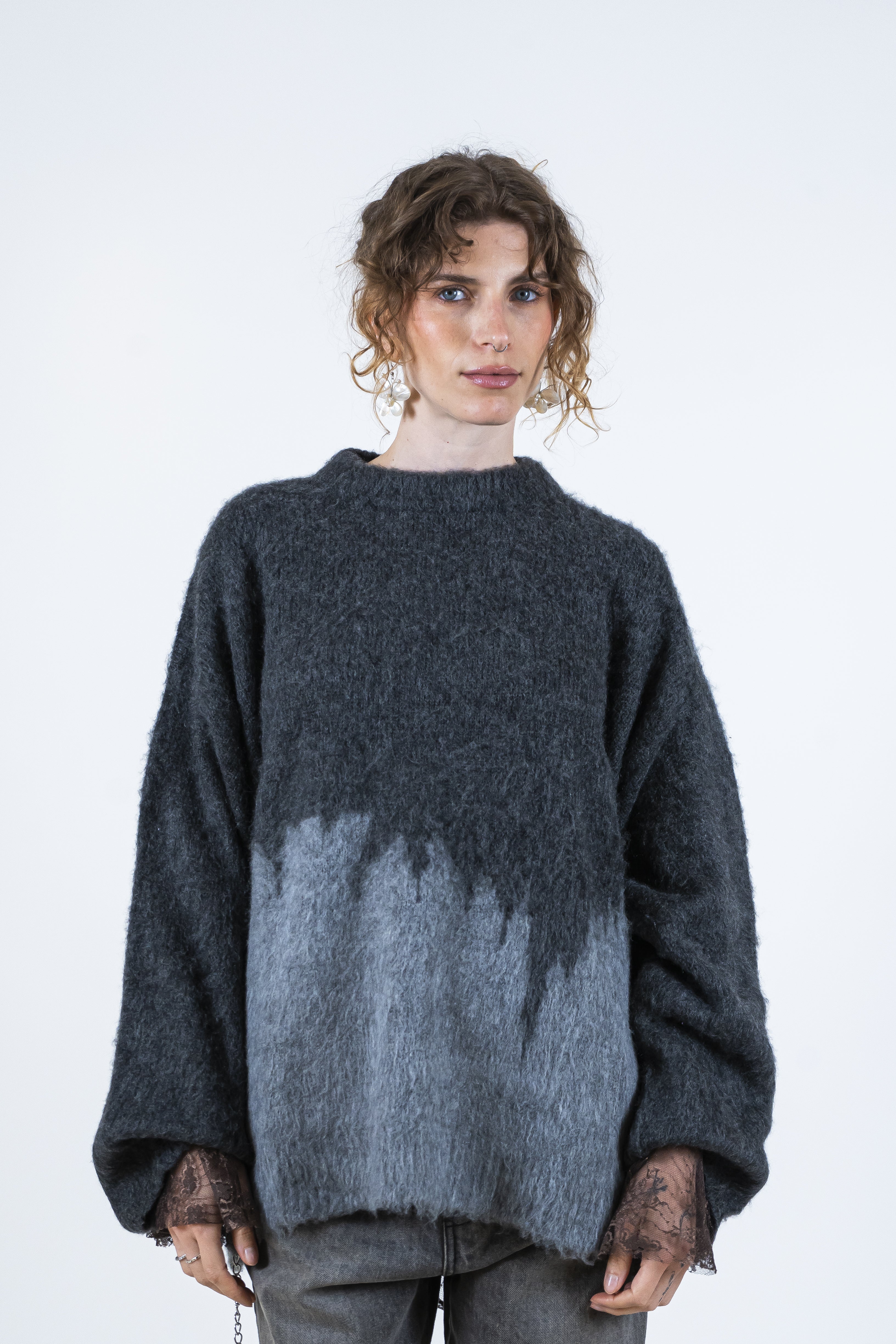 Maglia bicolore grey