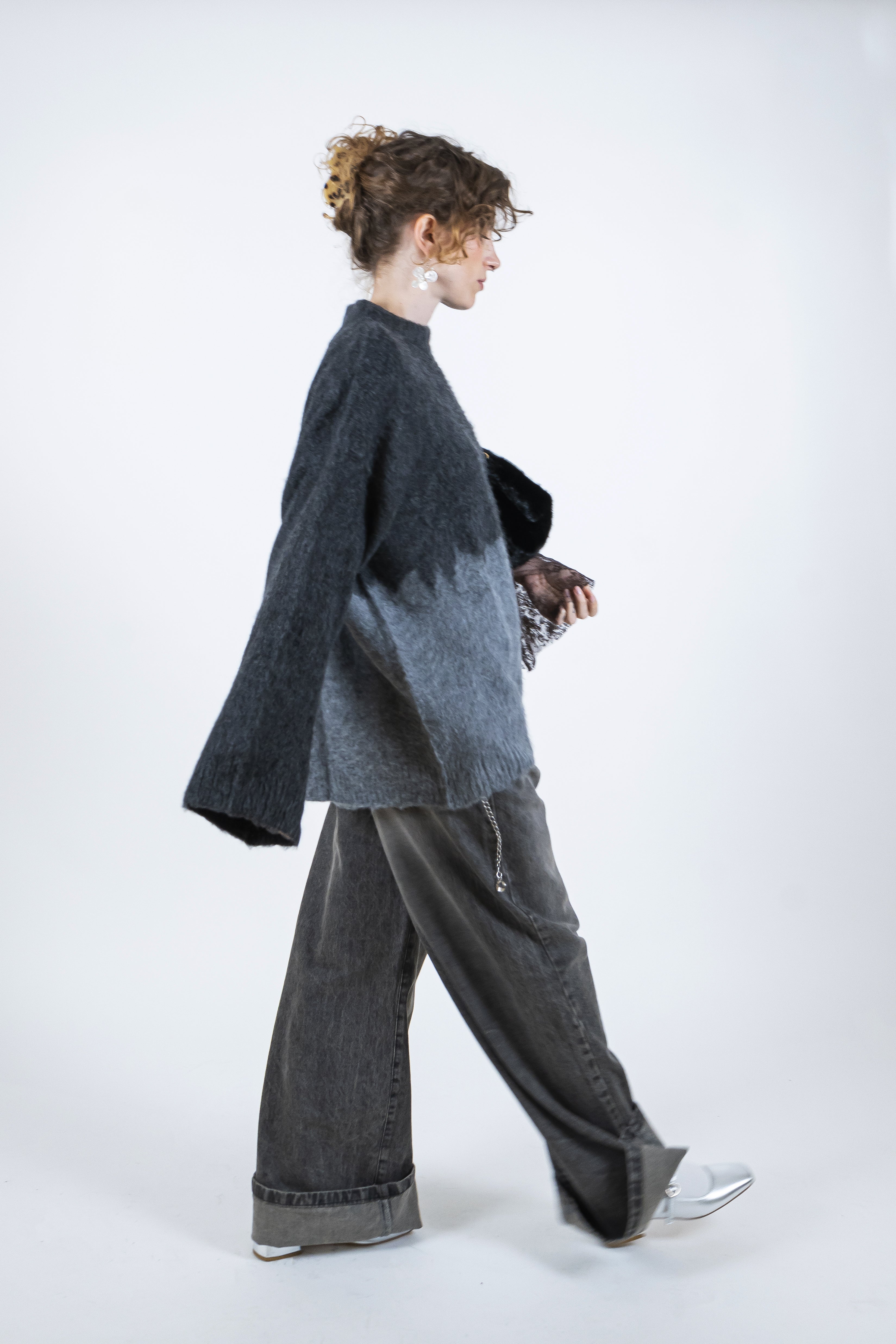 Maglia bicolore grey