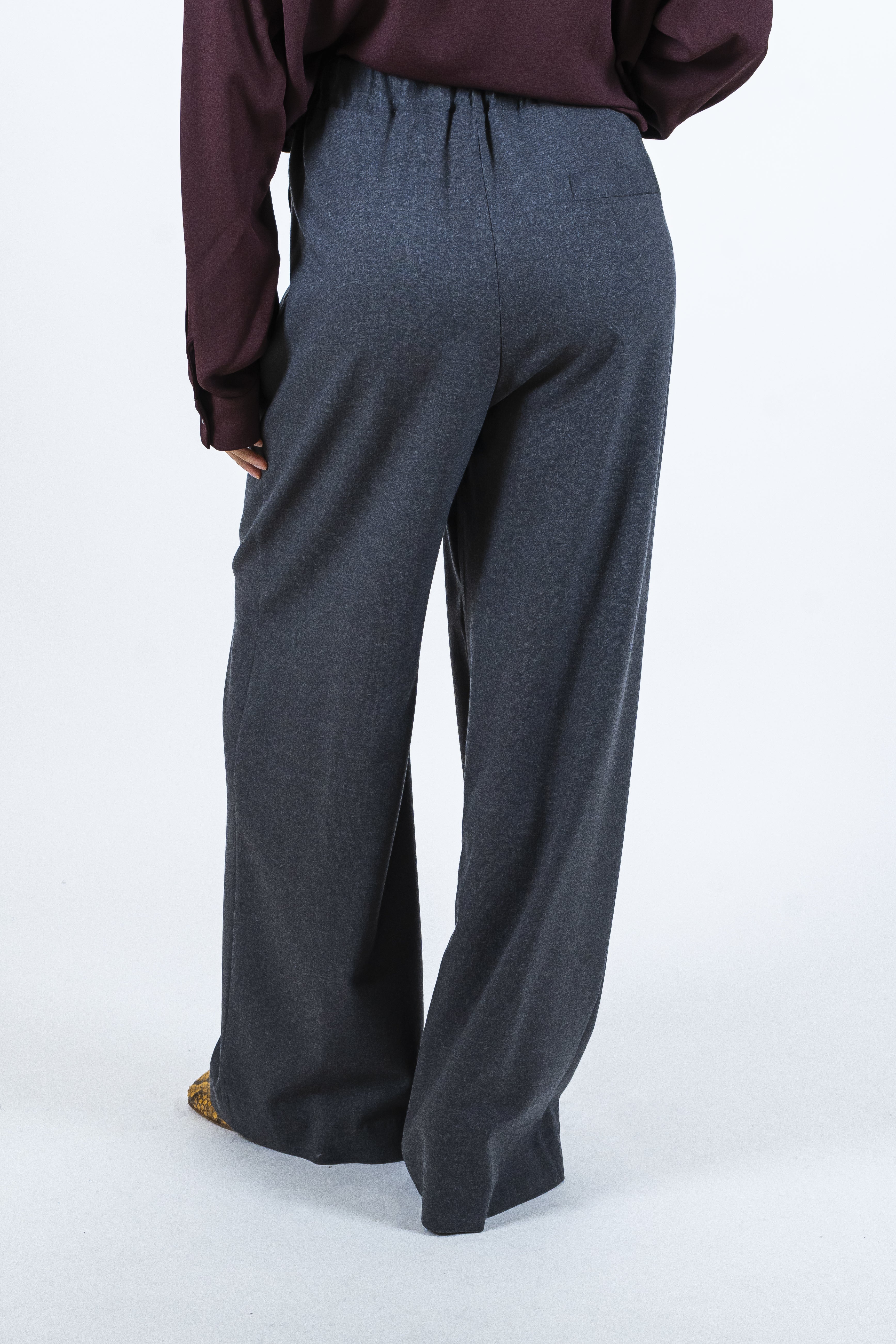 Pantalone palazzo antracite