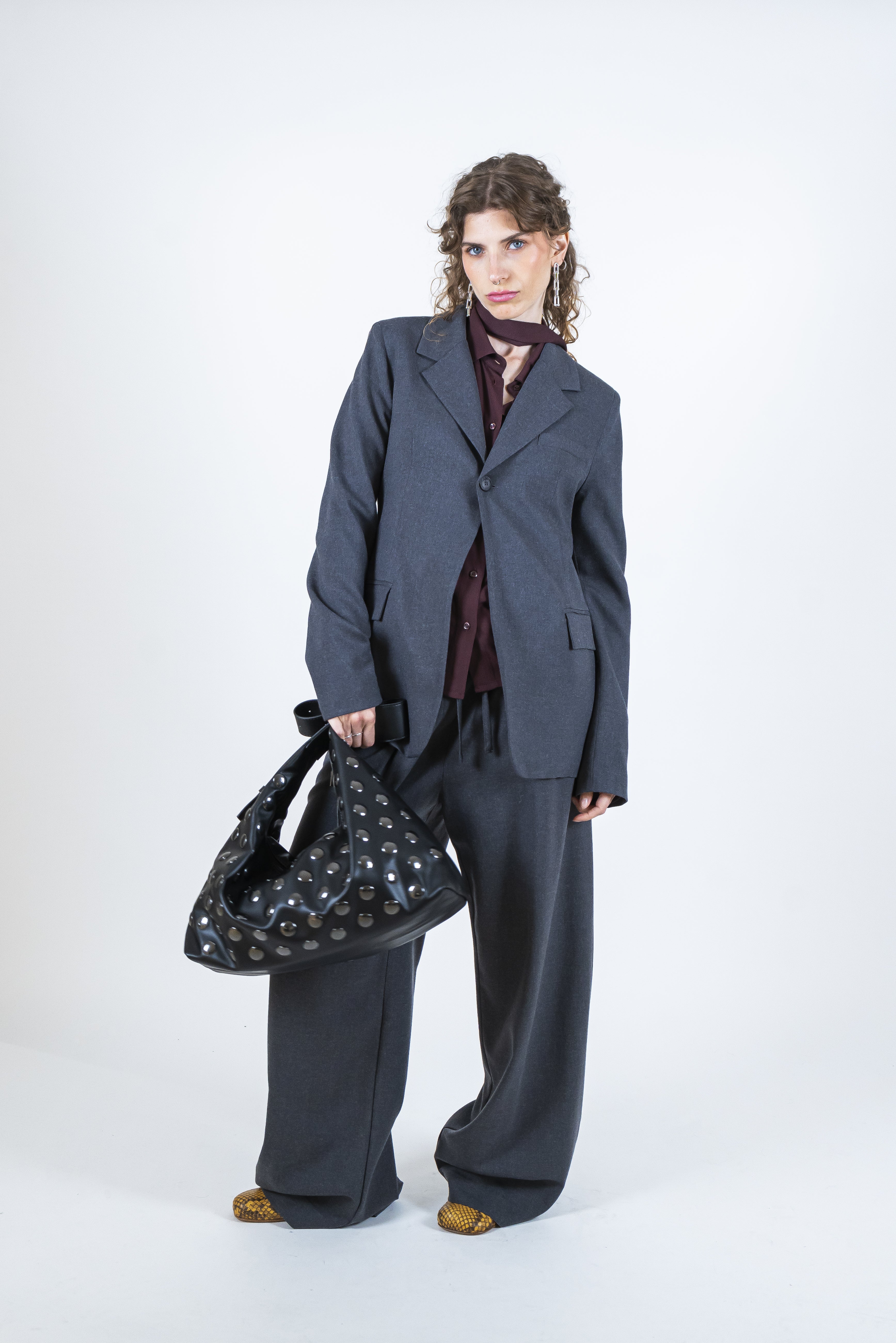 Giacca slim mélange