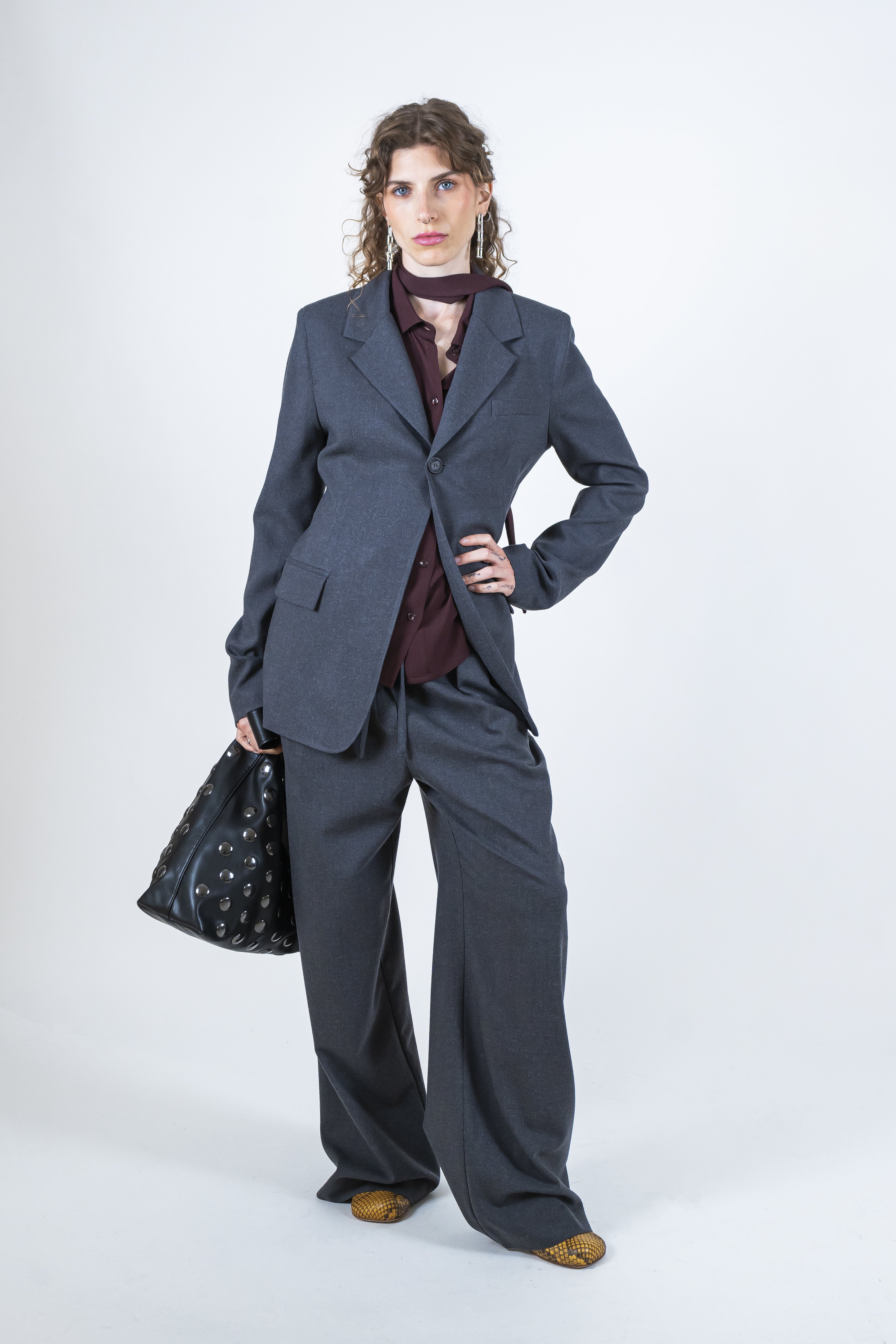 Giacca slim mélange