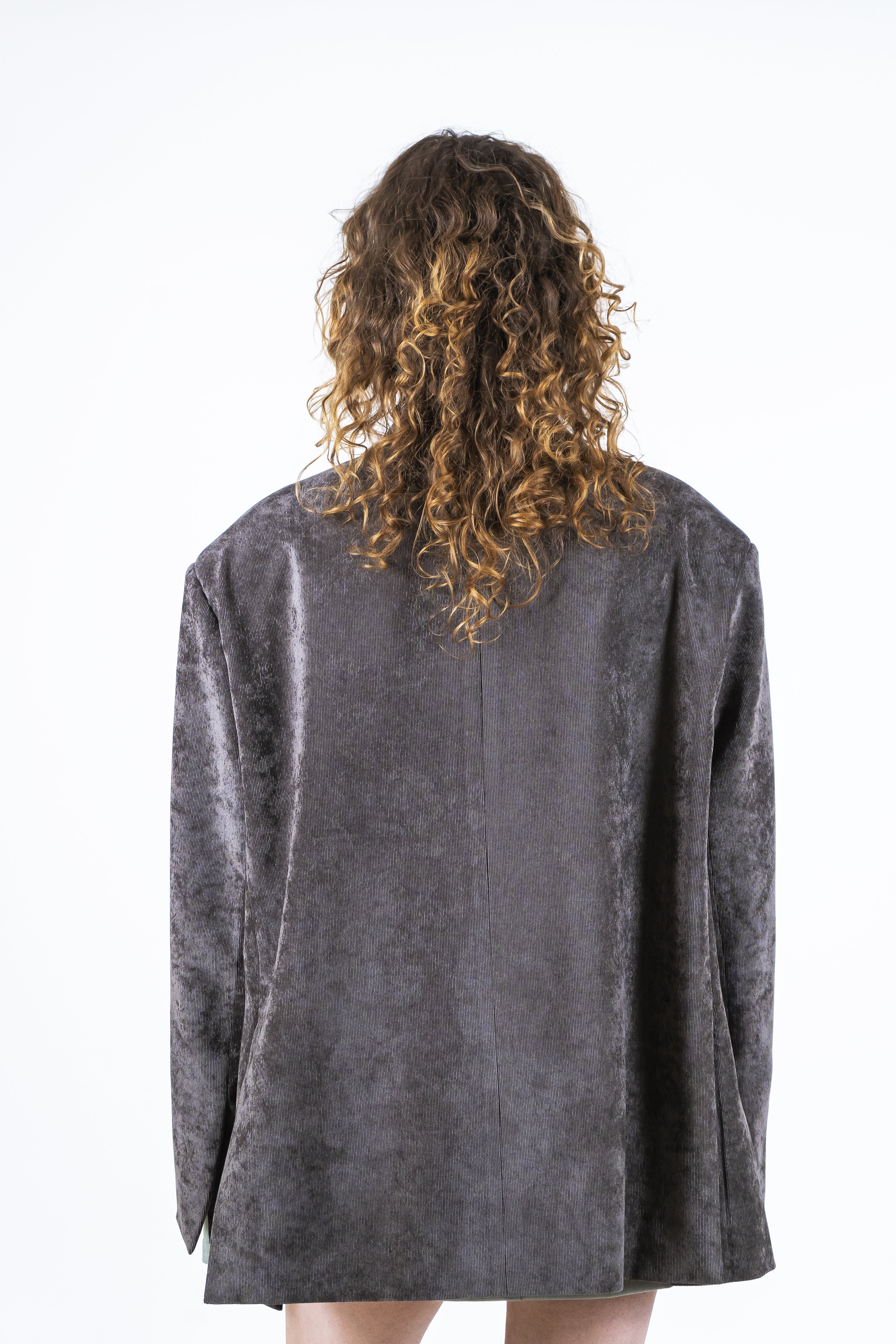 Giacca velluto fondente