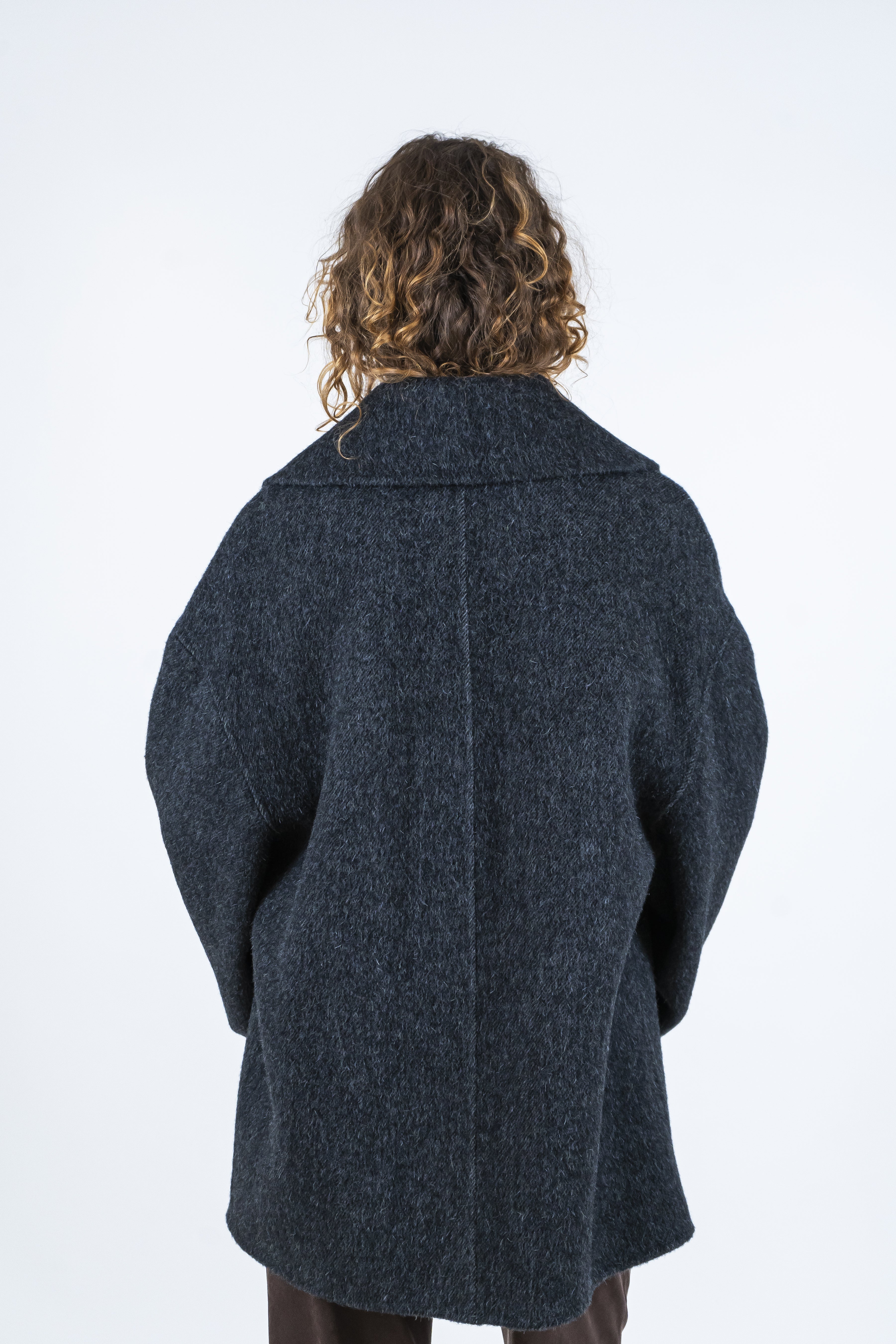Cappotto corto spinato