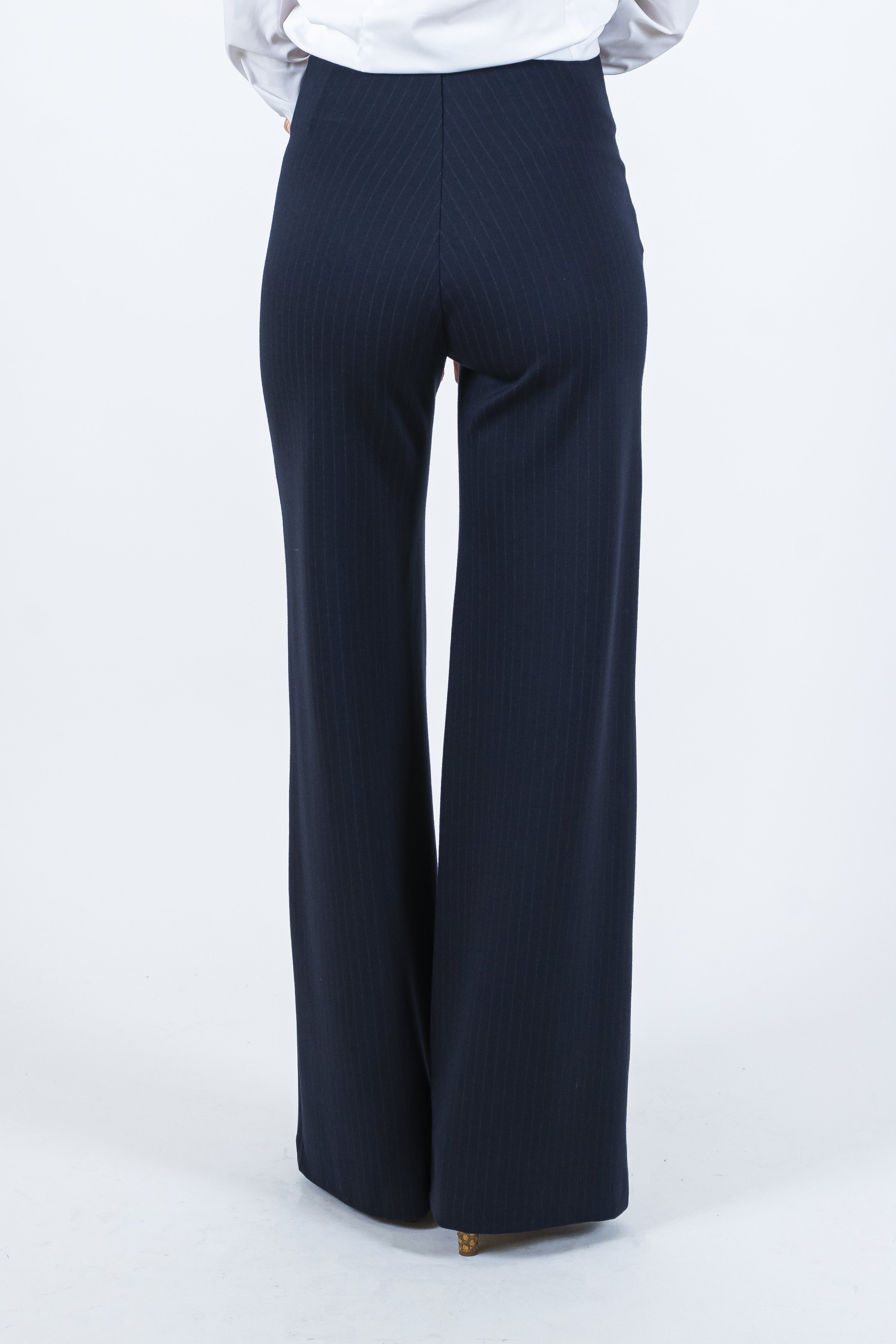 Pantalone gessato blue