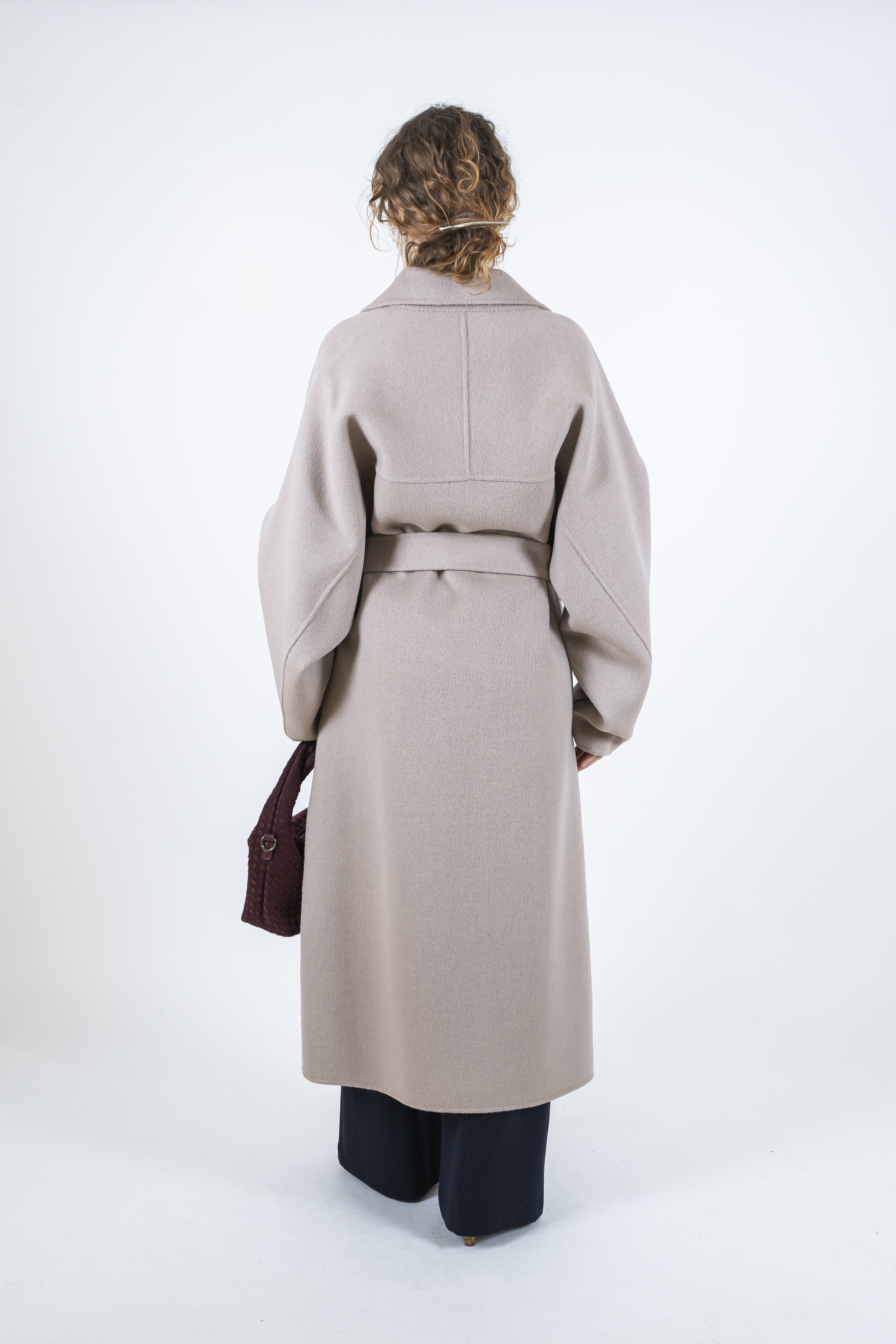 Cappotto lungo poudre