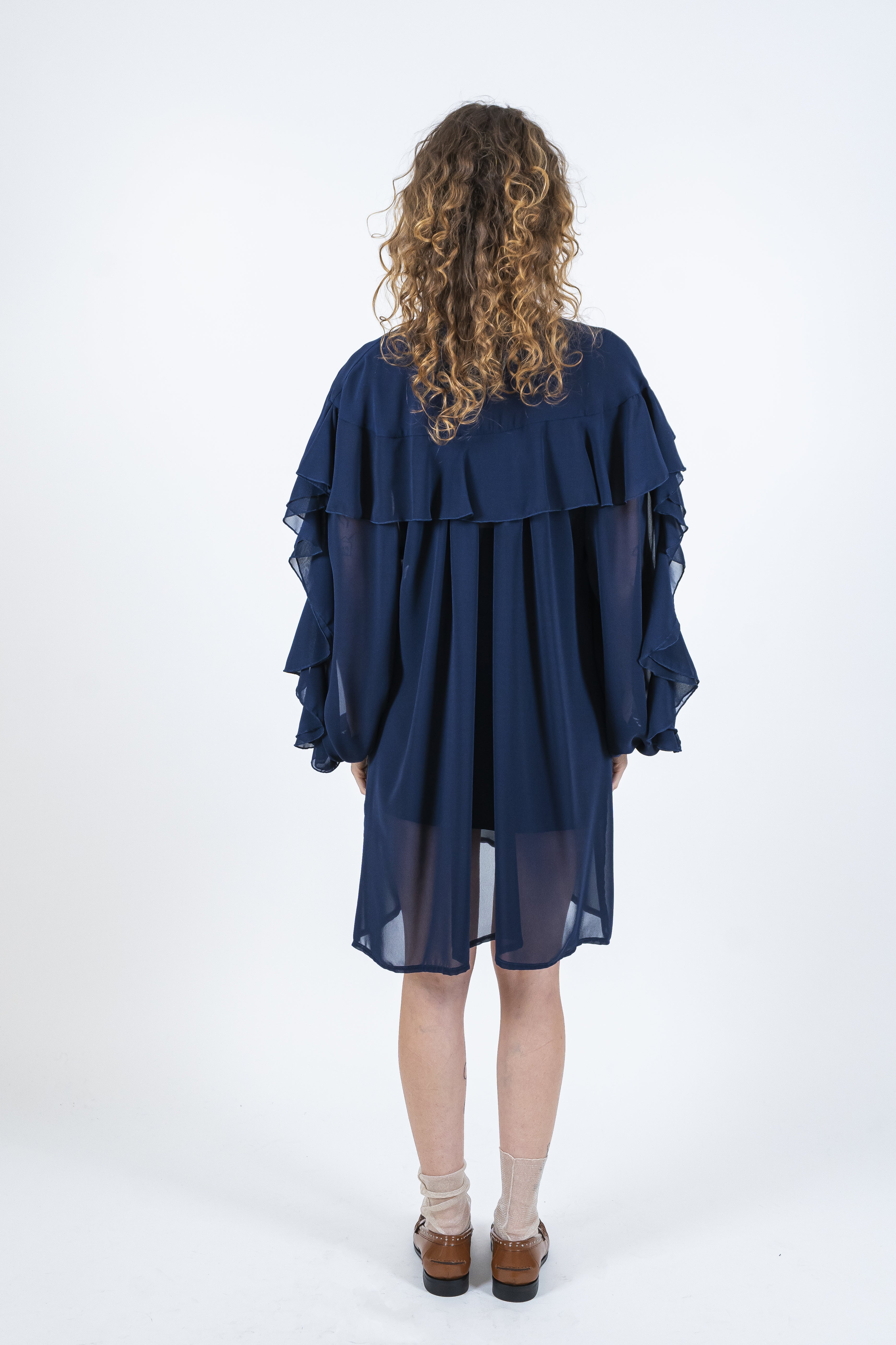 Abito georgette navy