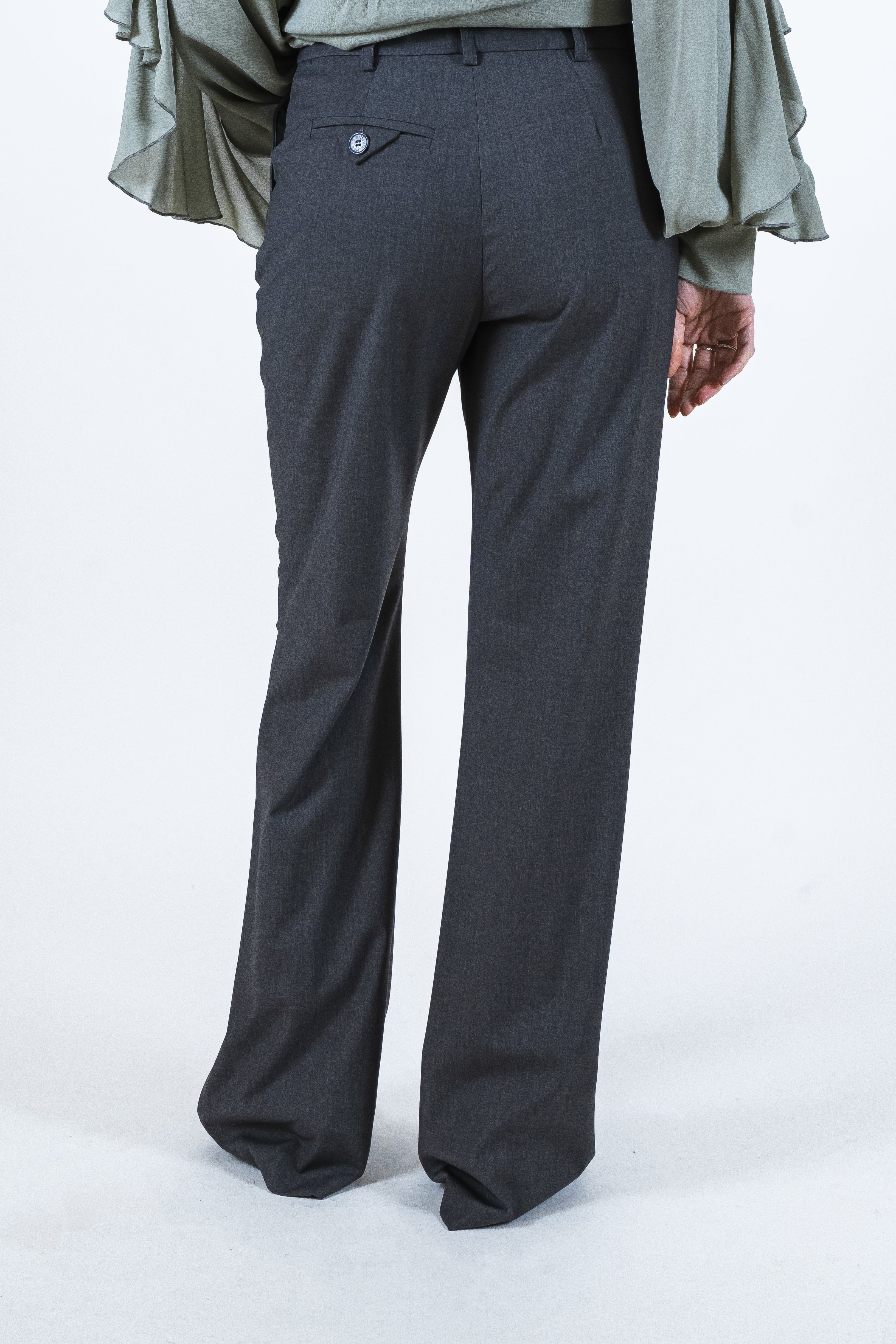 Pantalone flare antracite