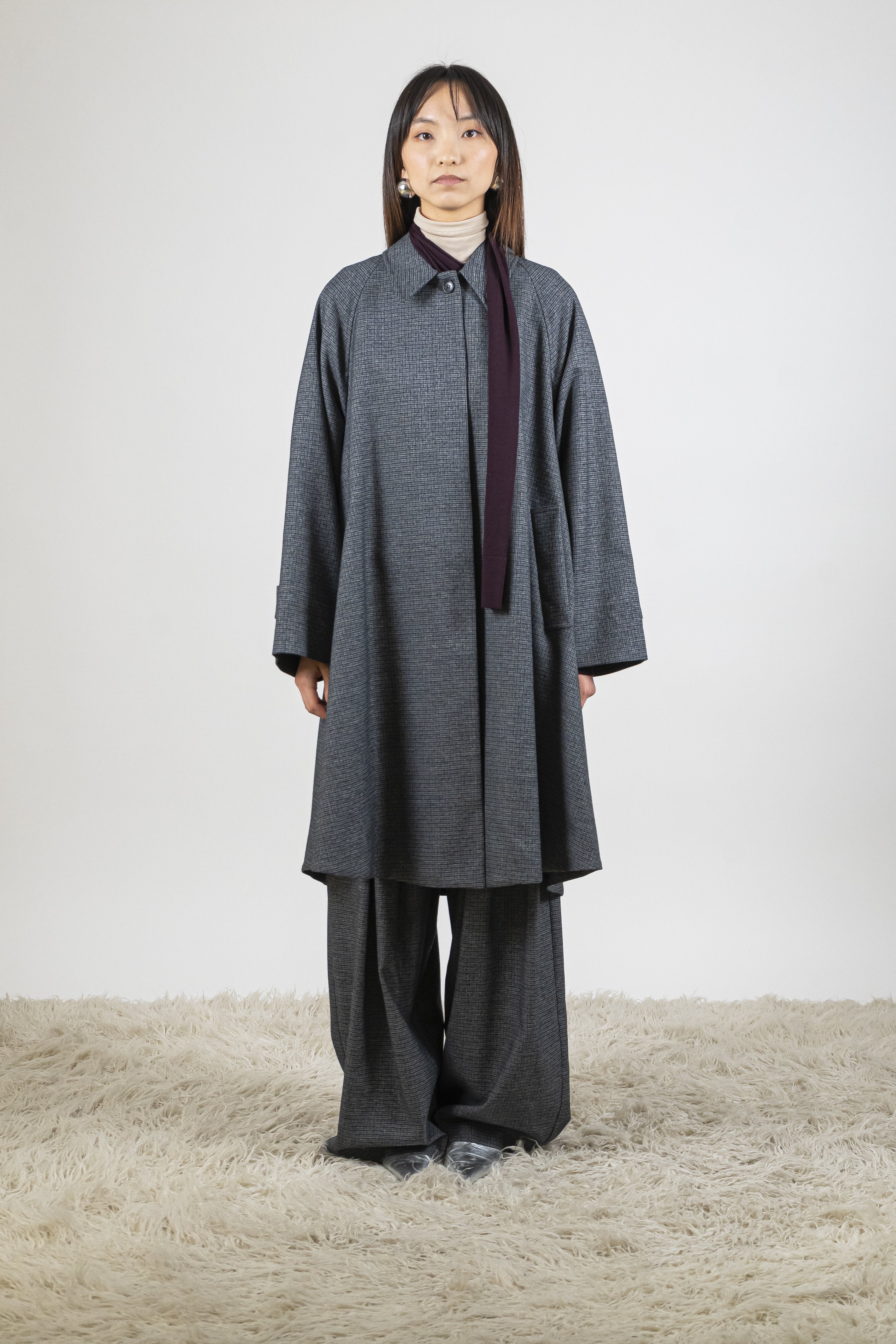 Spolvero checkered greyblue