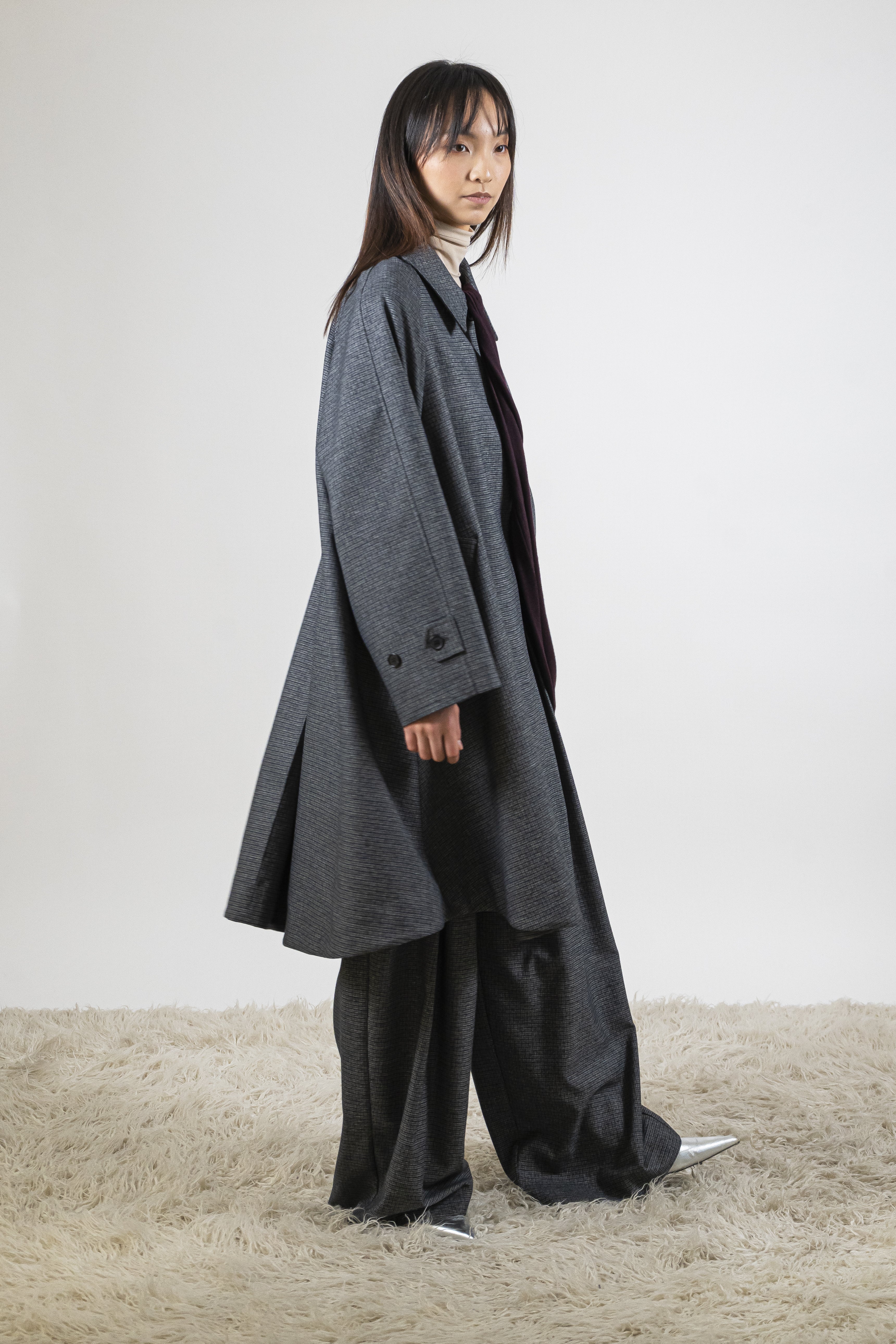 Spolvero checkered greyblue