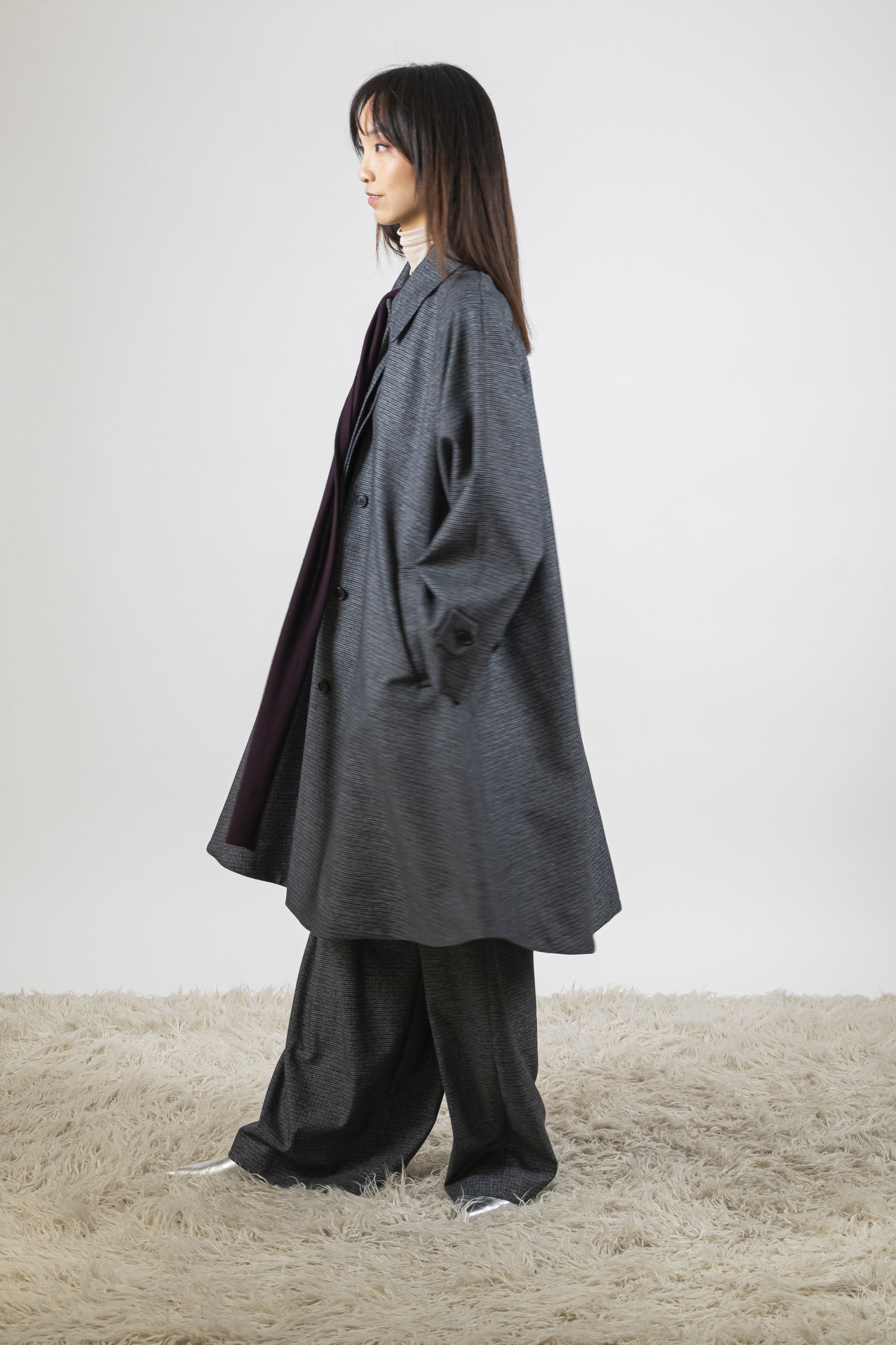 Spolvero checkered greyblue