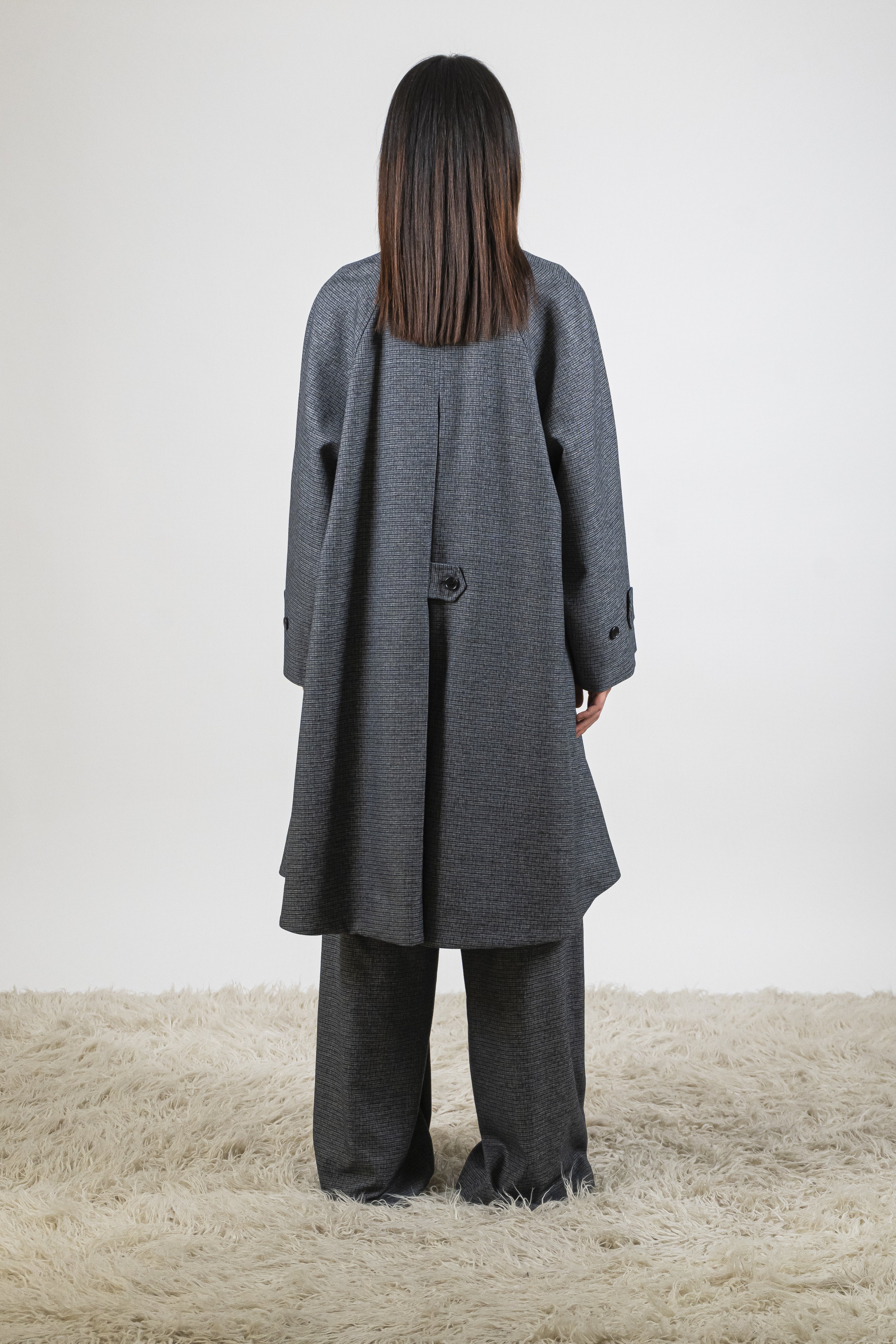 Spolvero checkered greyblue