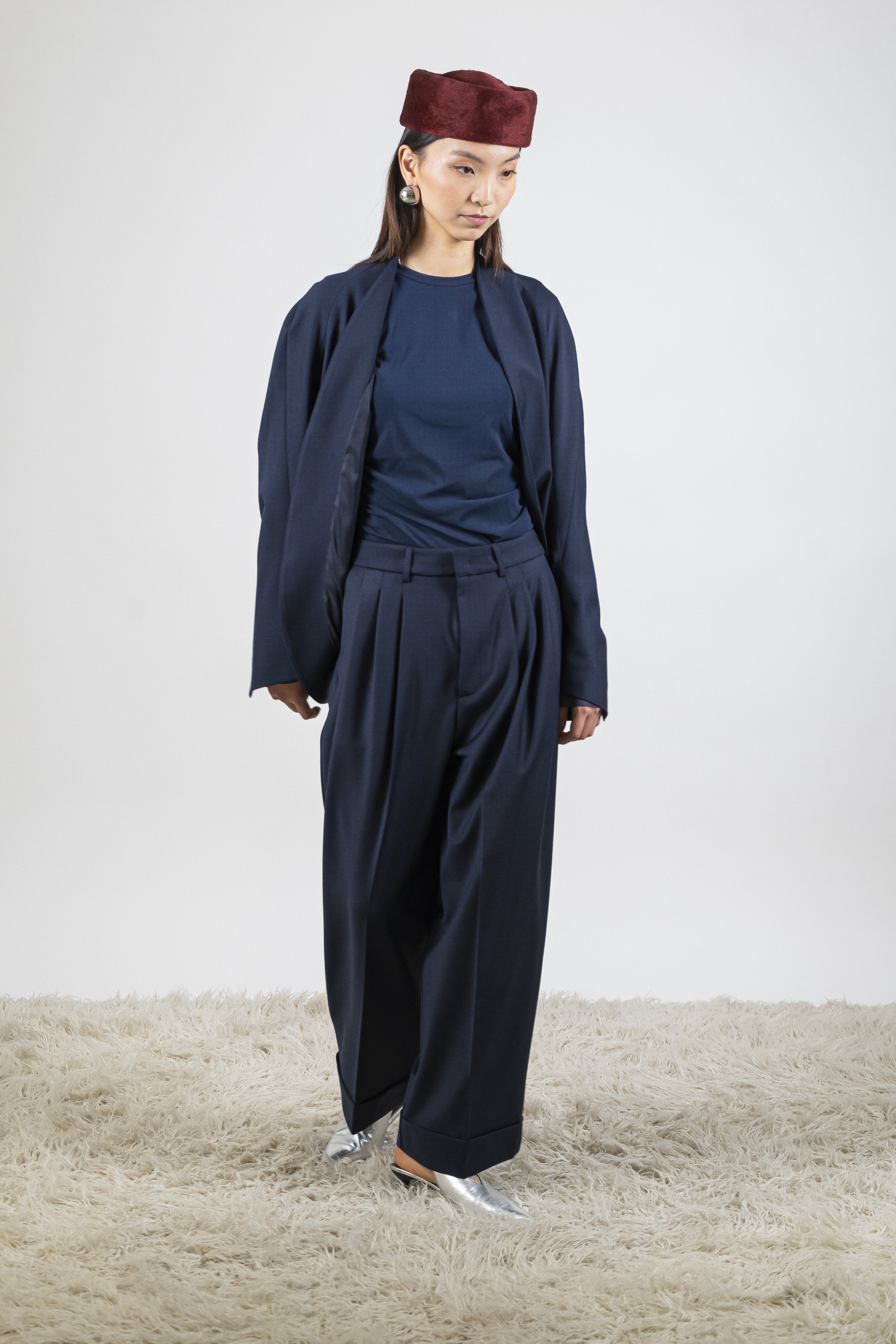 Pantalone spacco blue