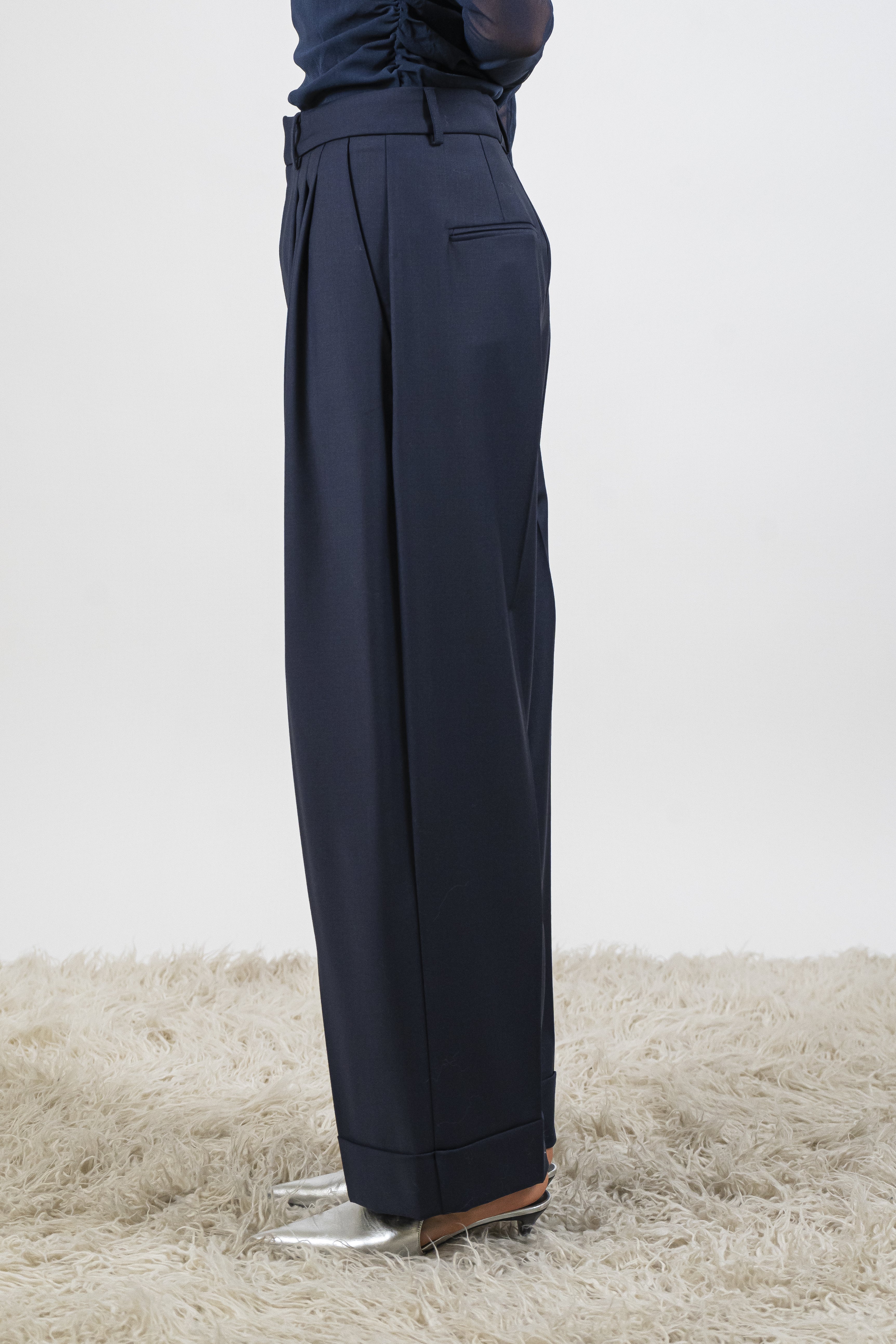 Pantalone spacco blue