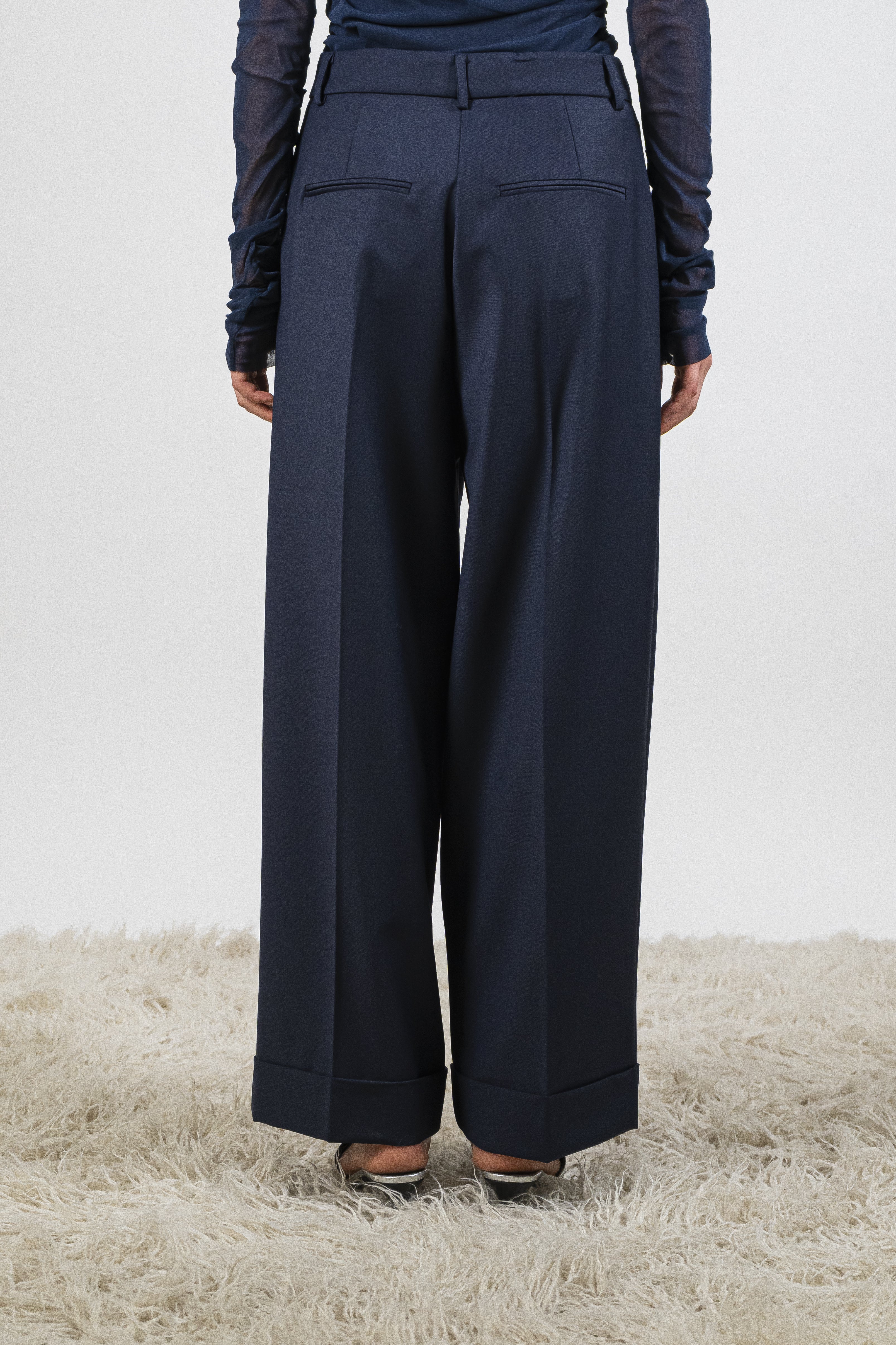 Pantalone spacco blue