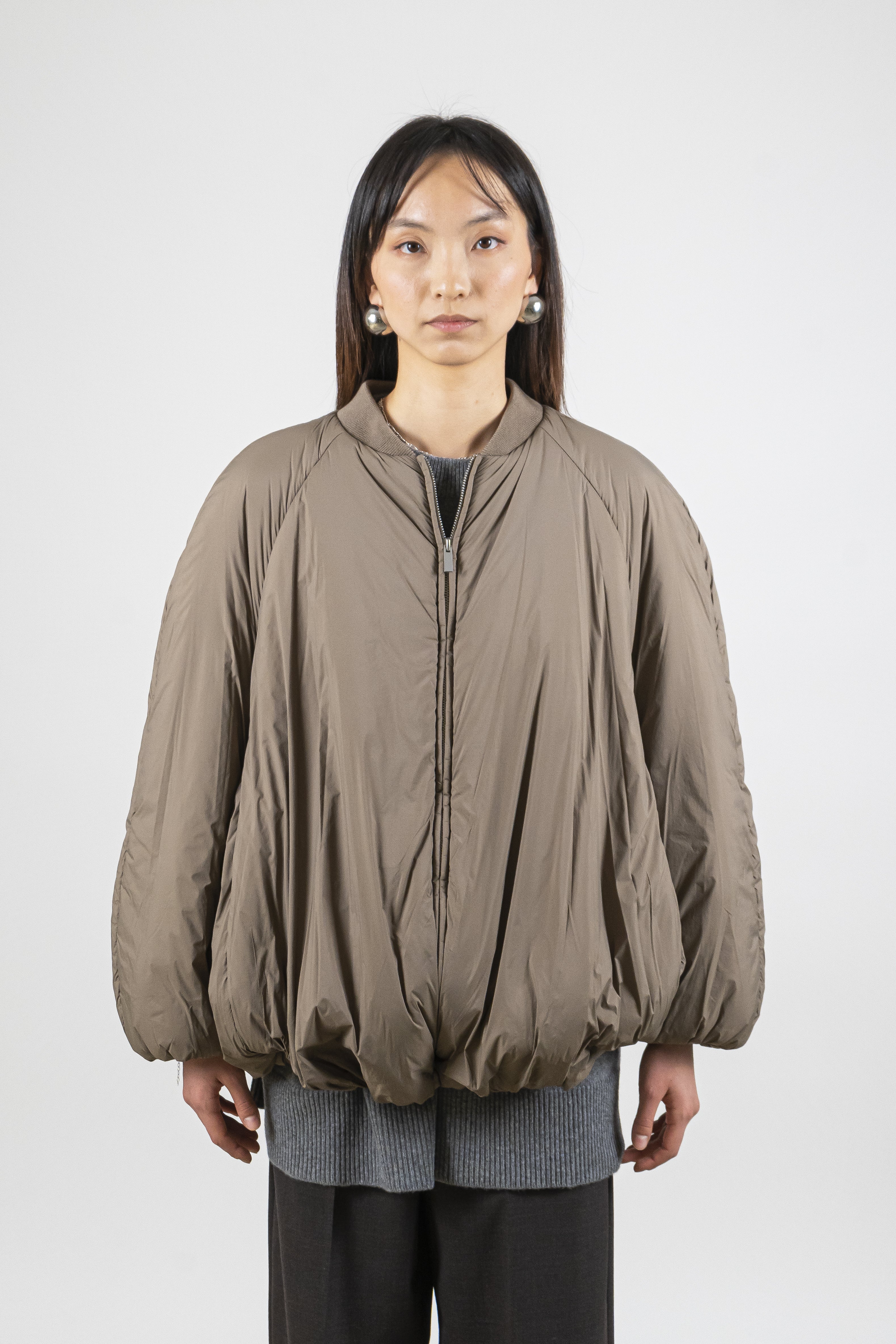 Piumino liscio cocoa