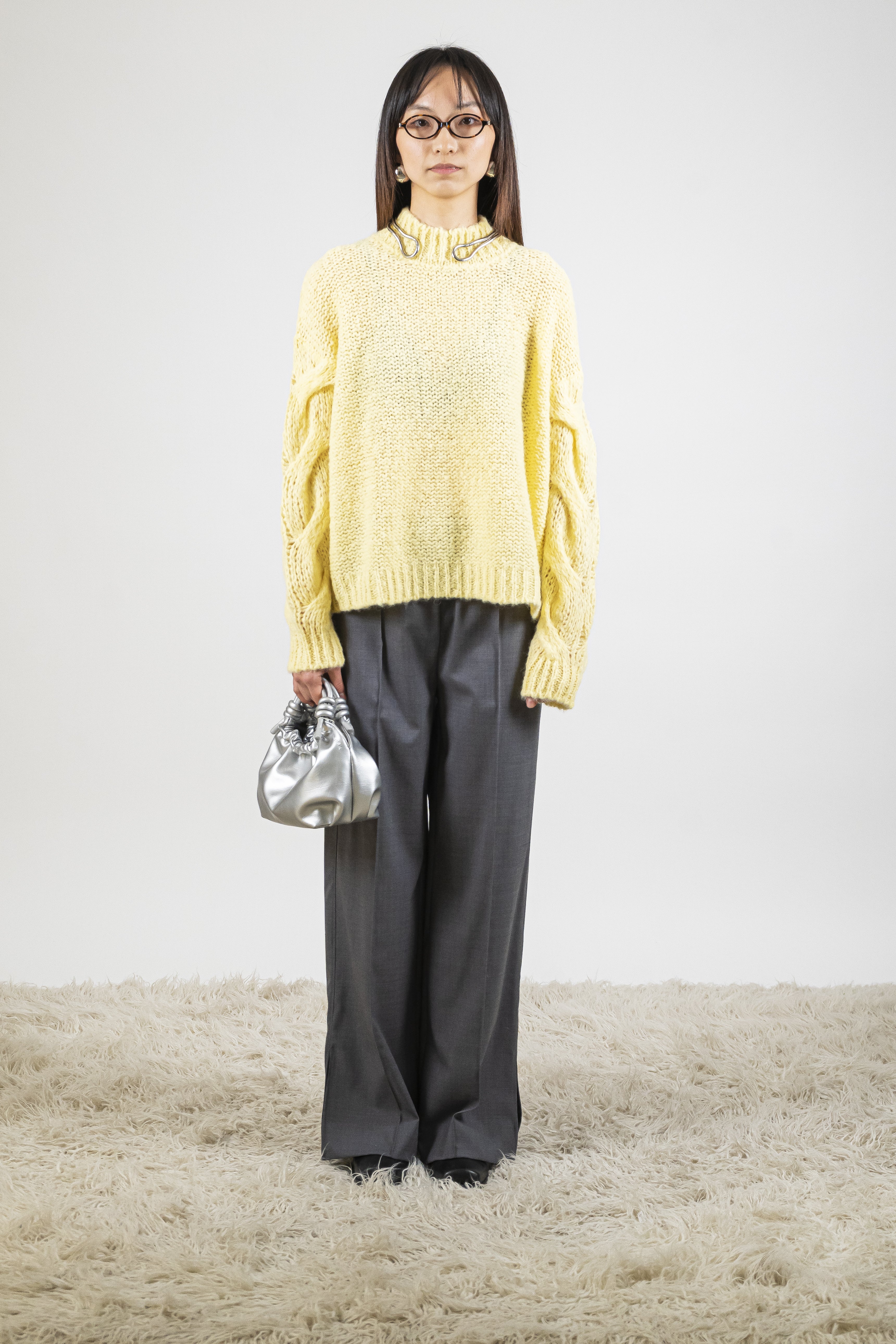 Maglia girocollo macaron