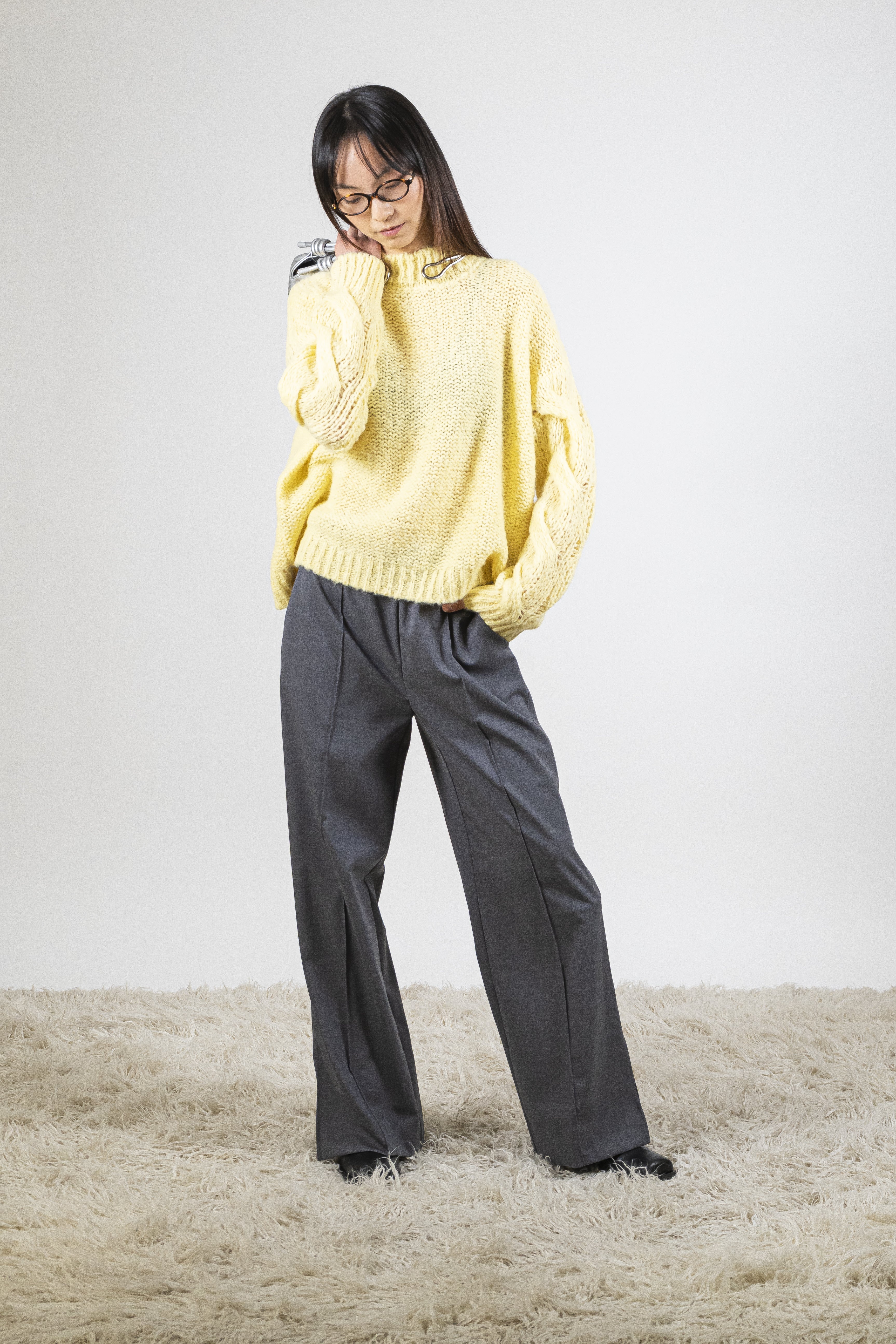 Maglia girocollo macaron