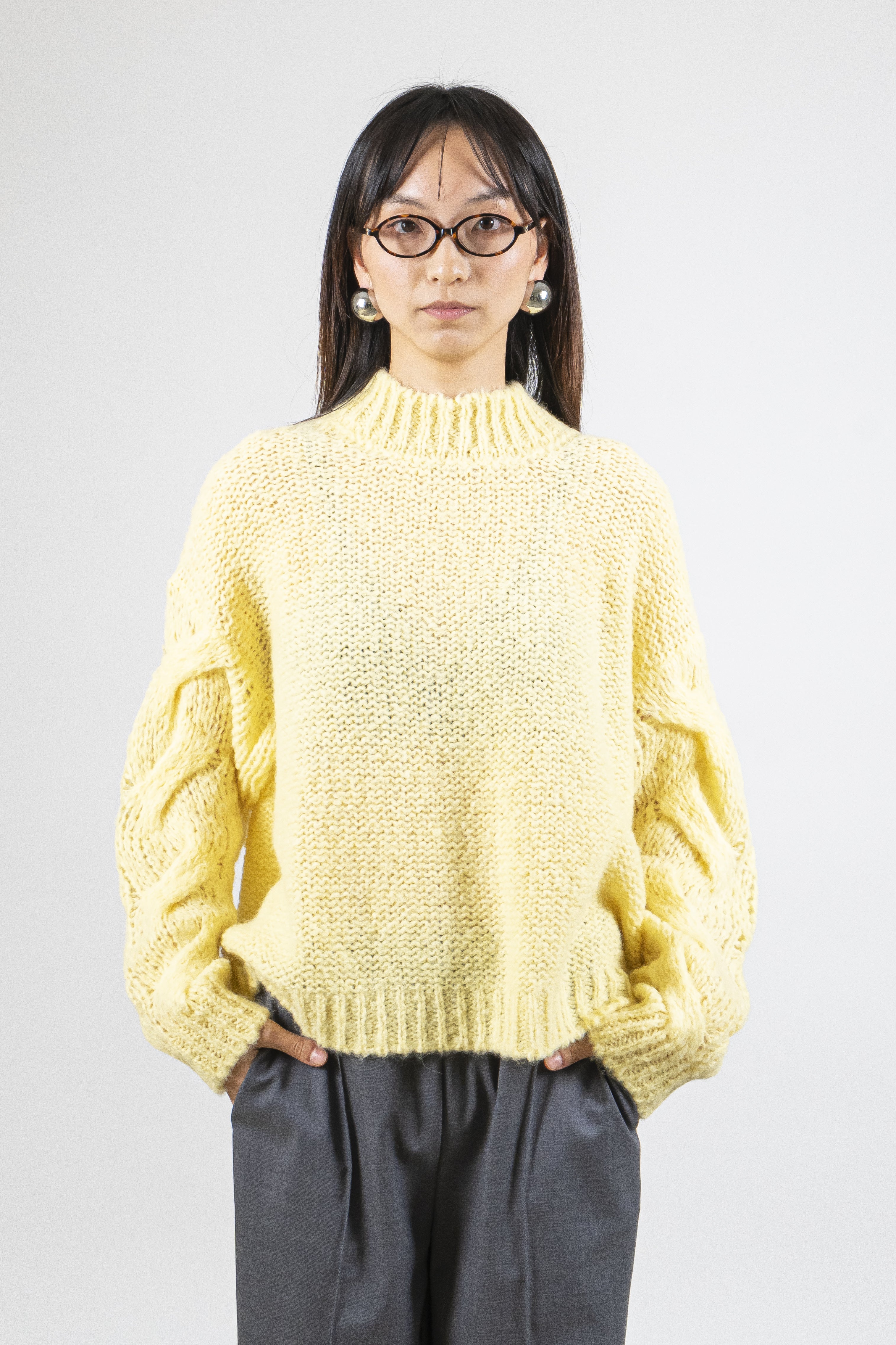 Maglia girocollo macaron