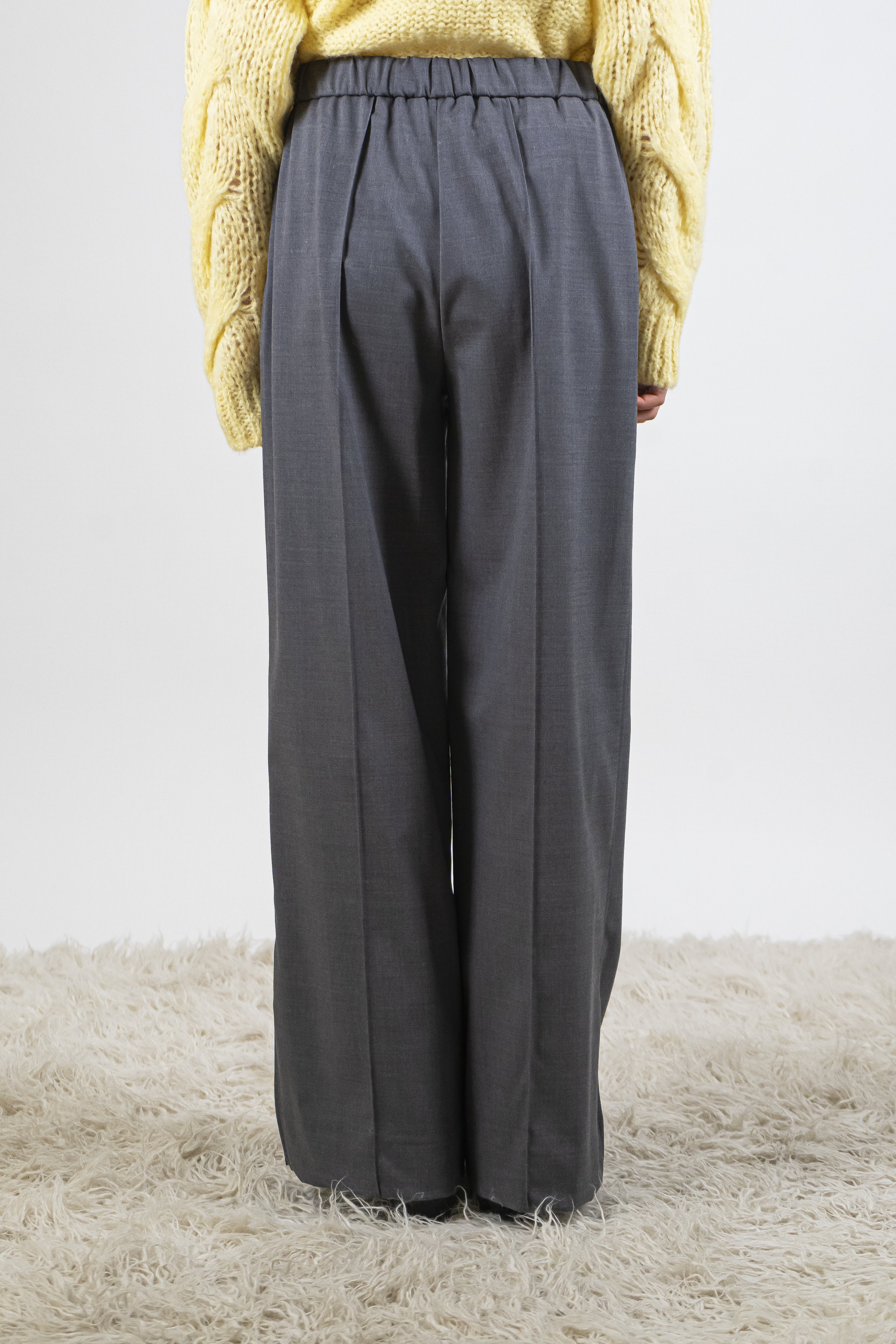 Pantalone spacco pewter