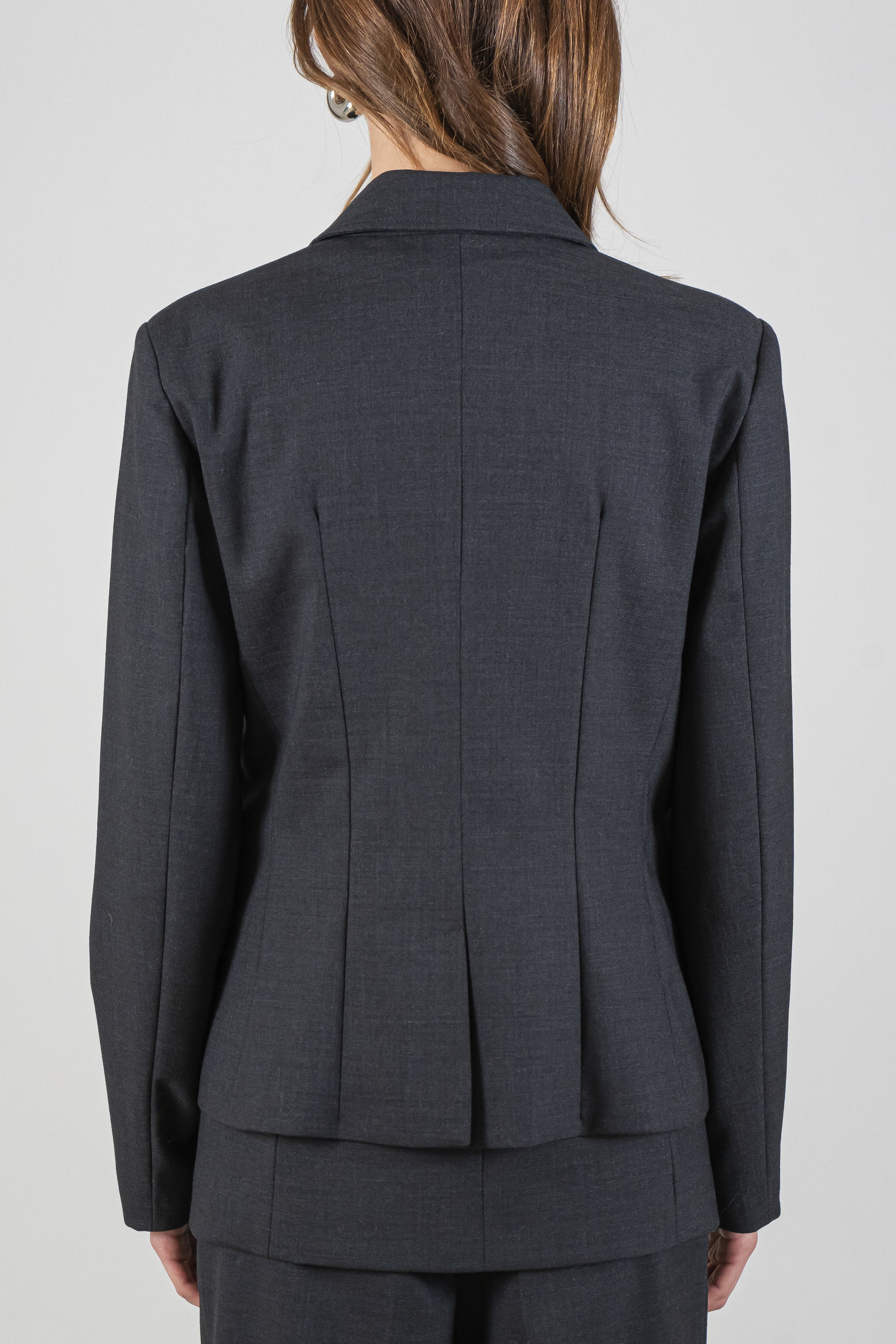 Giacca slim antracite