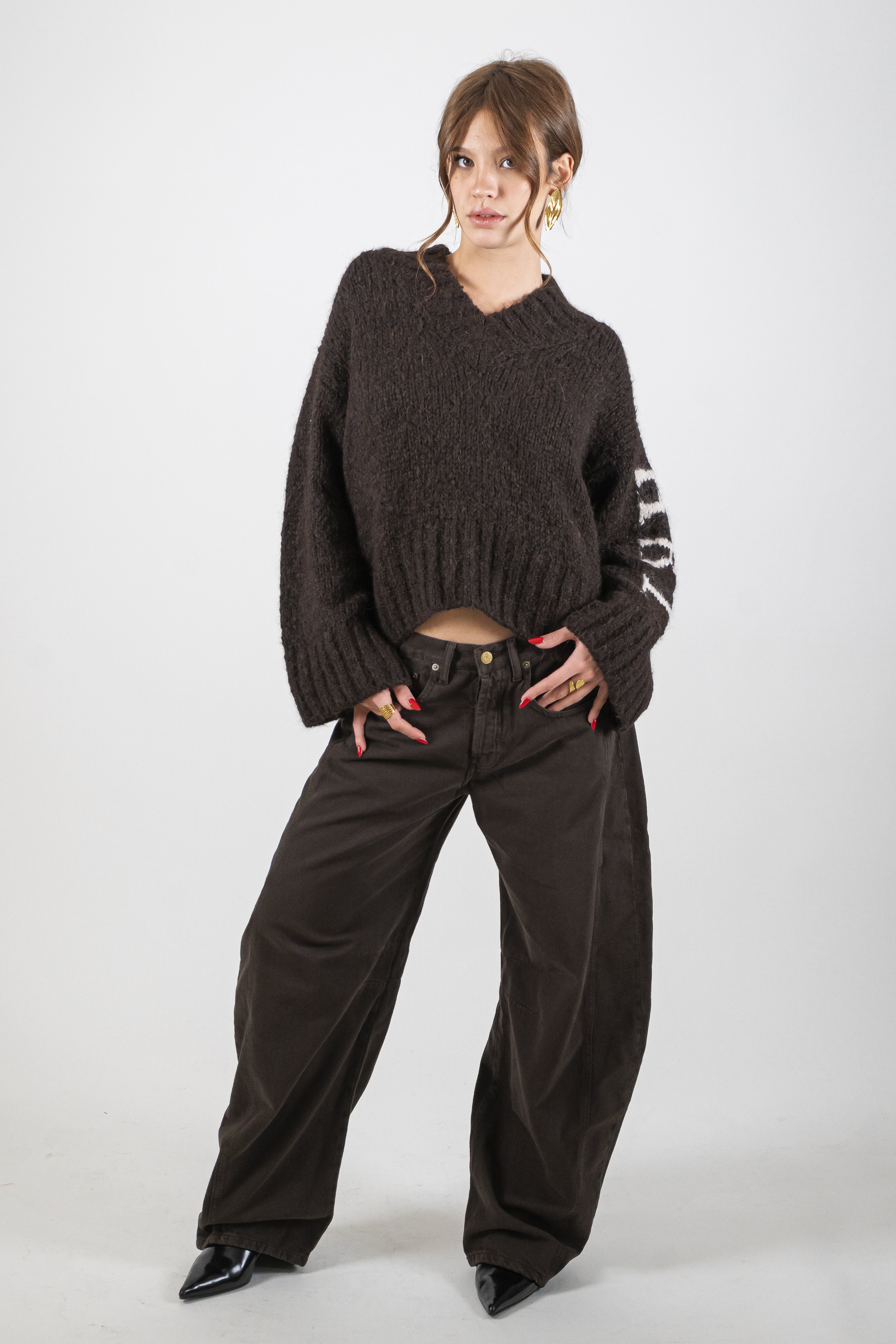 Jeans Aliana chocolate