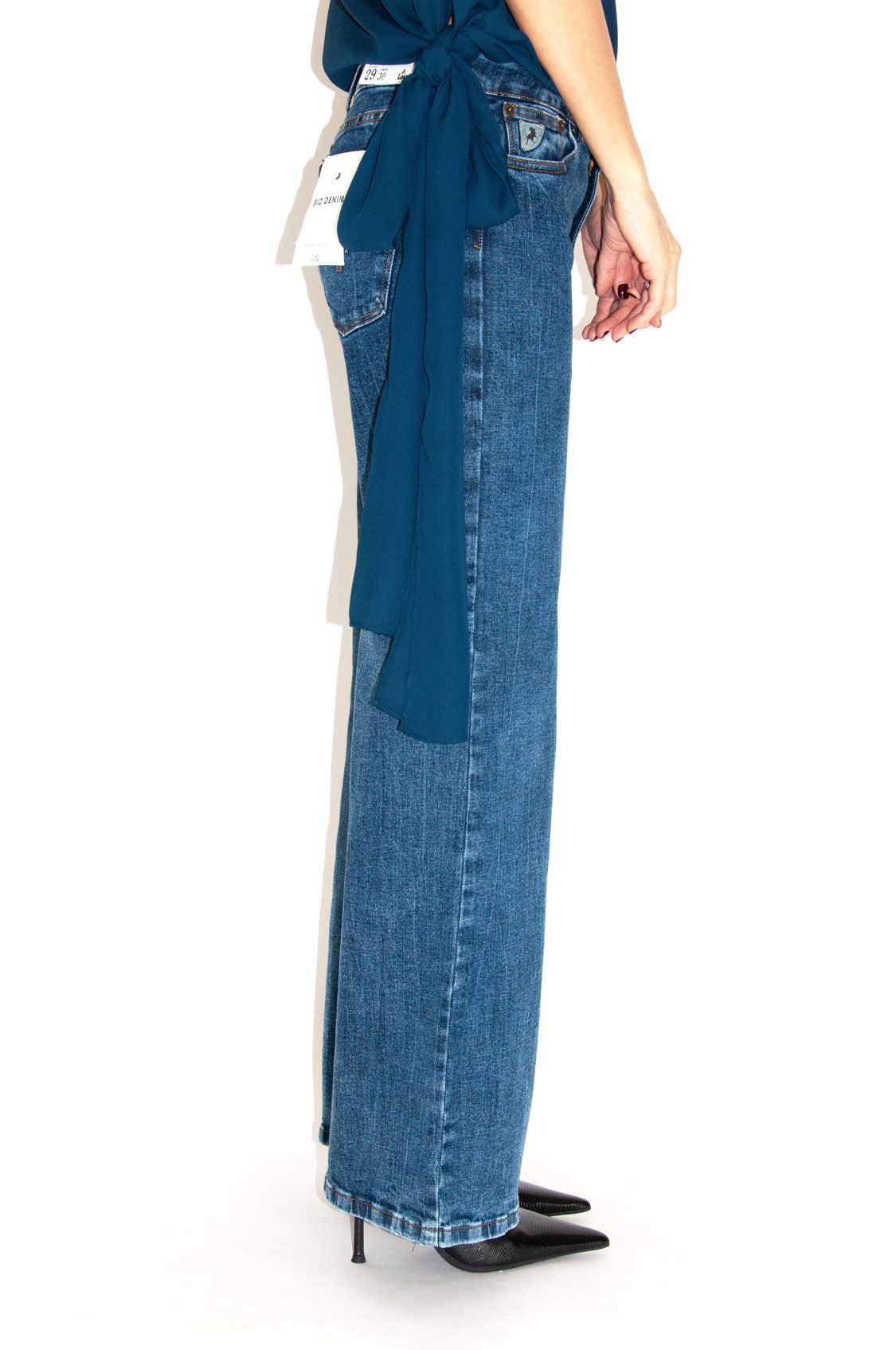 Jeans palazzo blue