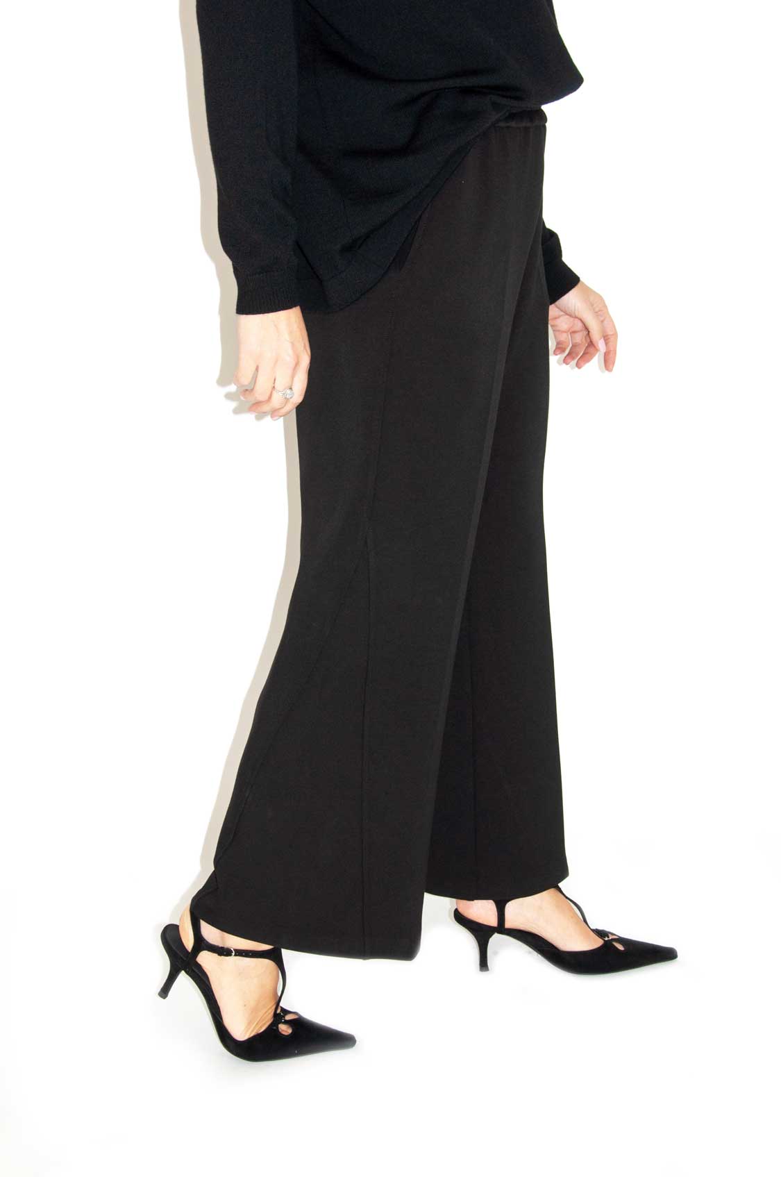 Pantalone flare nero