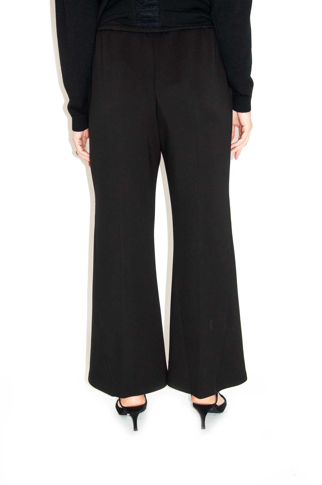 Pantalone flare nero