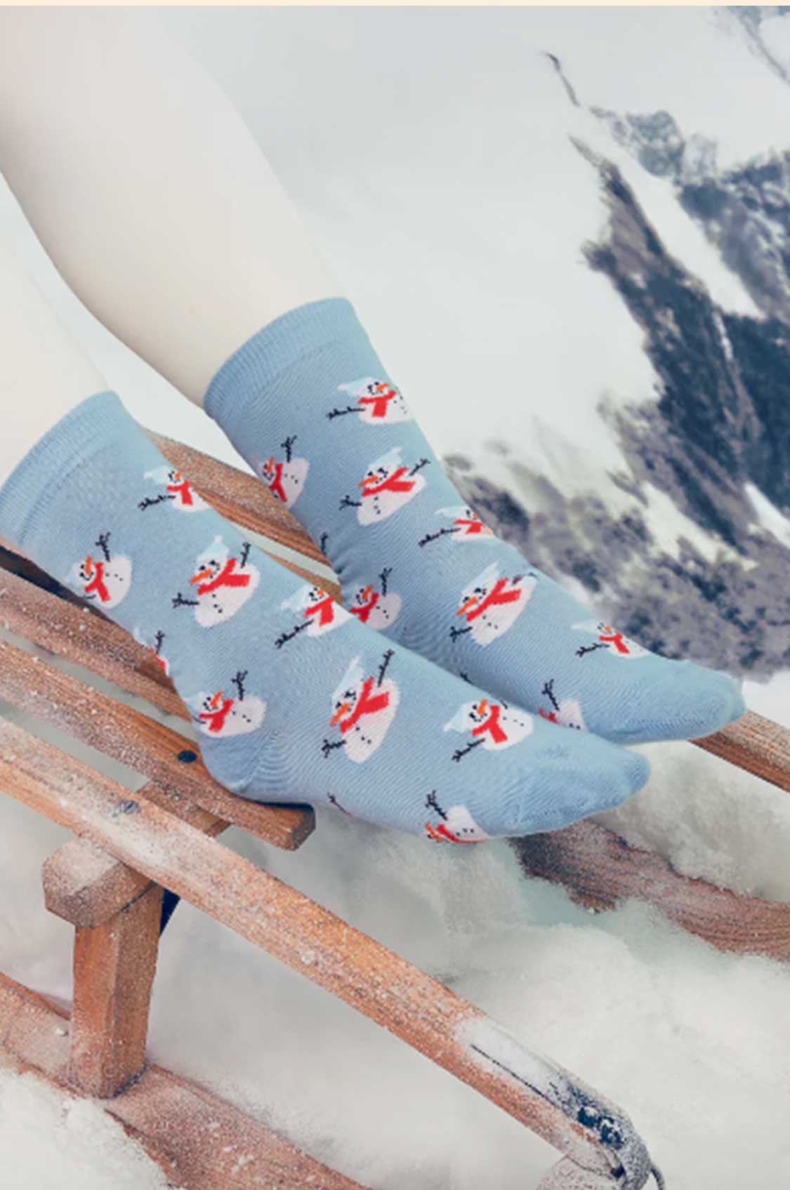 Calzini pupazzo neve