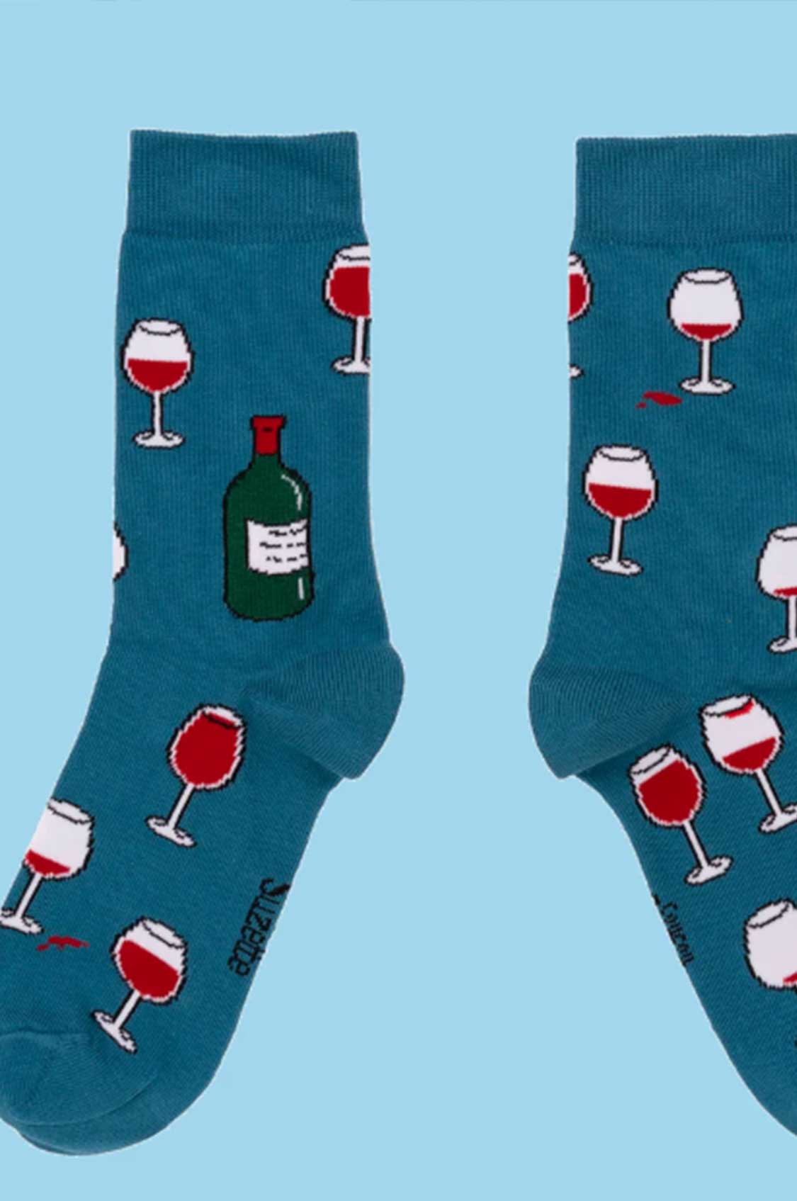 Calzini bottiglie vino