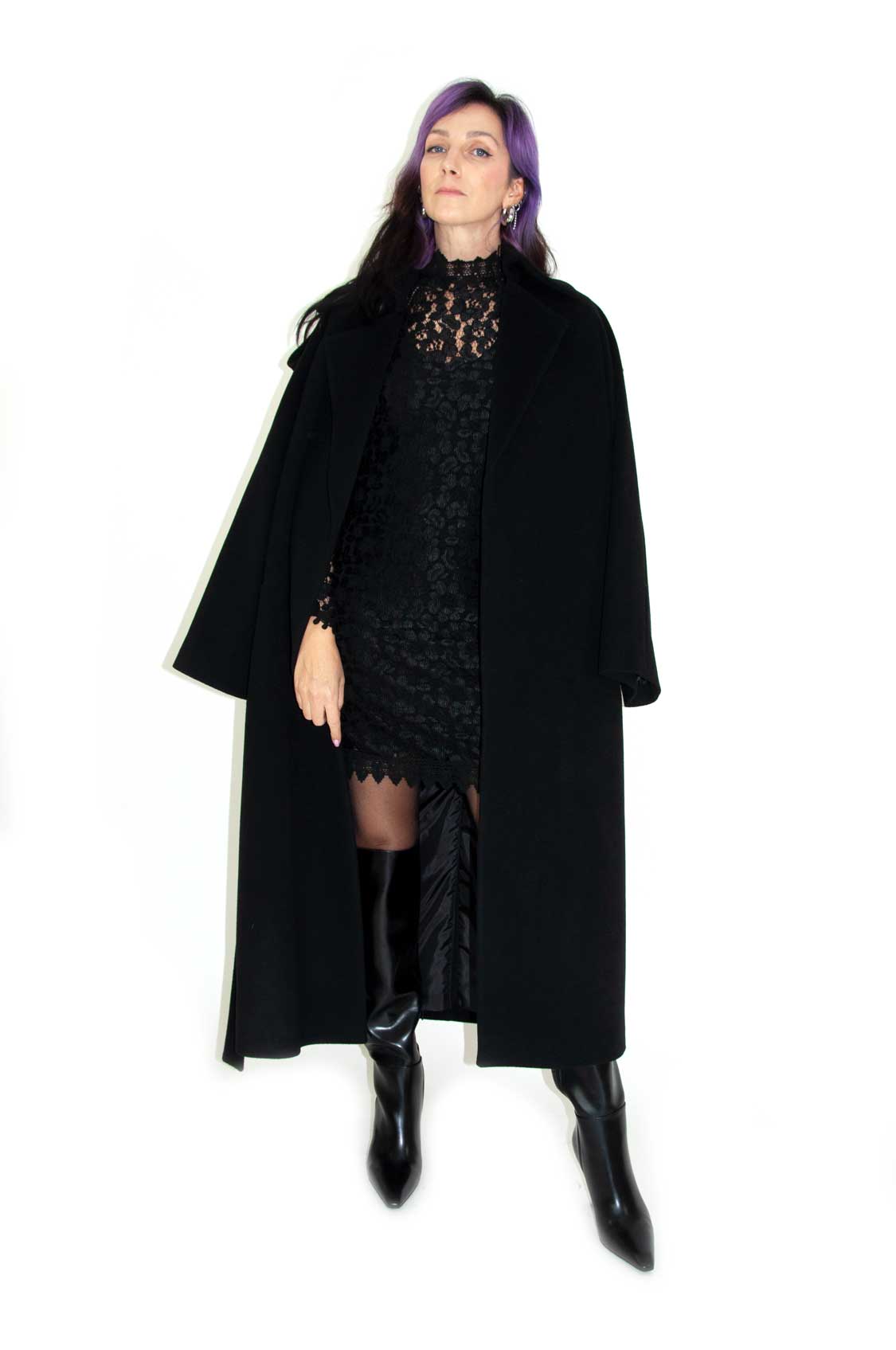 Cappotto vestaglia black