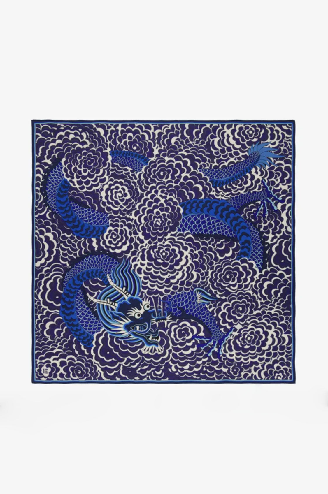 Sciarpa dragon blue