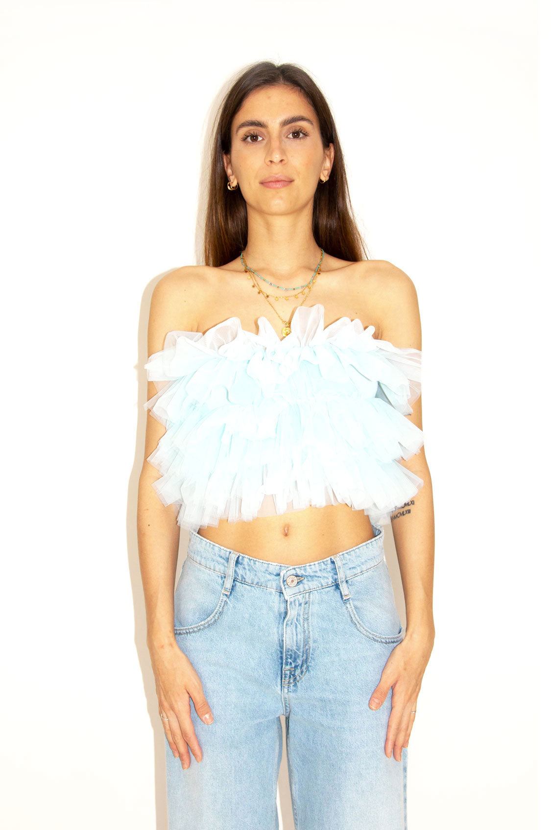 Top tulle nuvola