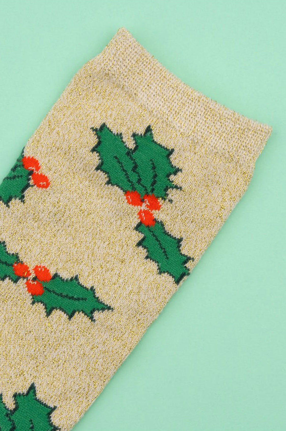 Calzini agrifoglio oro