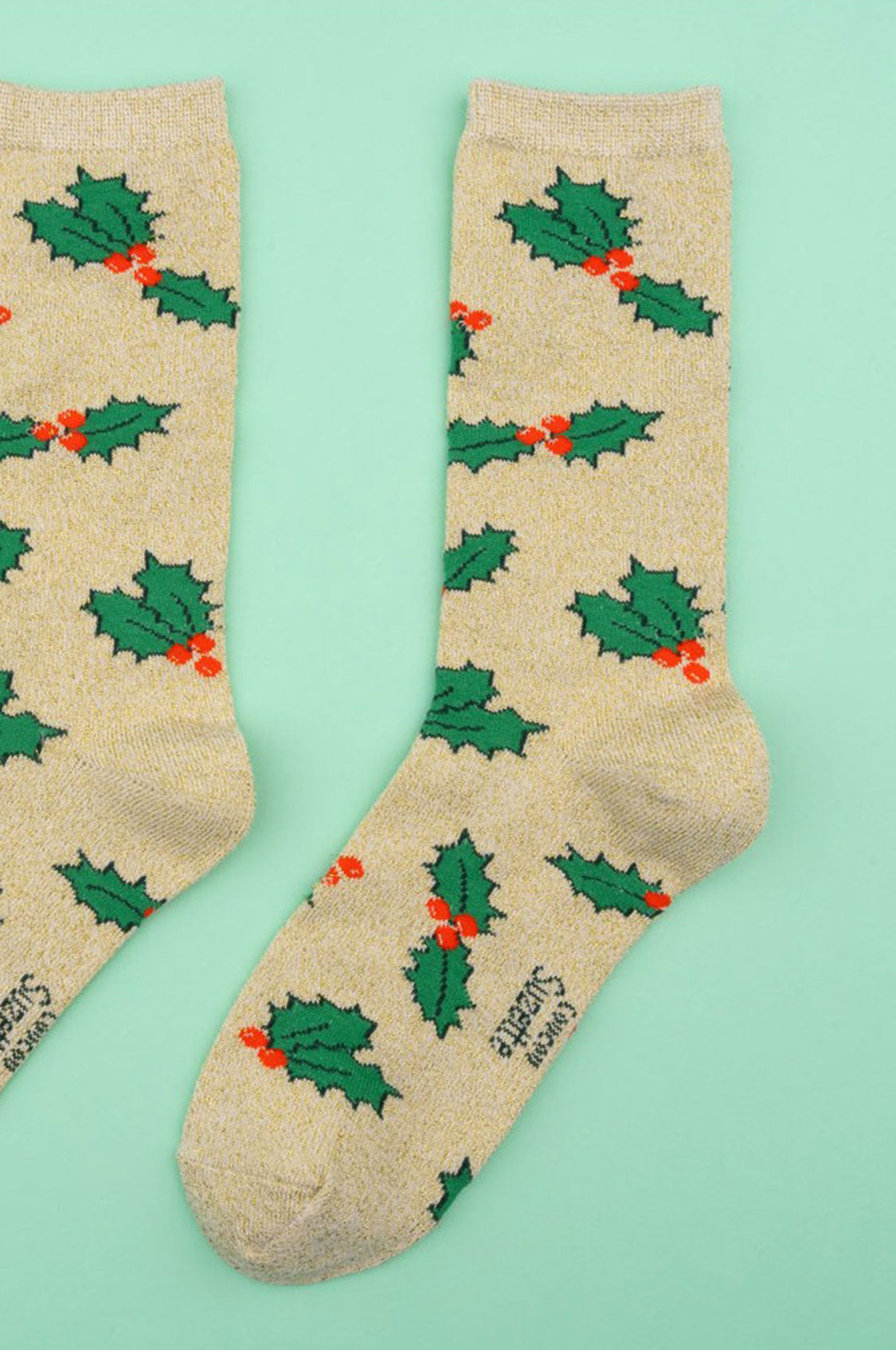 Calzini agrifoglio oro