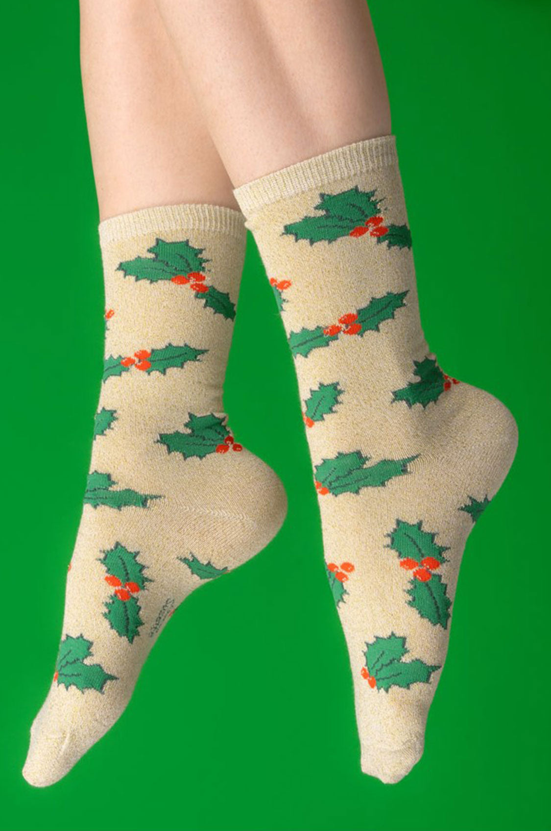 Calzini agrifoglio oro